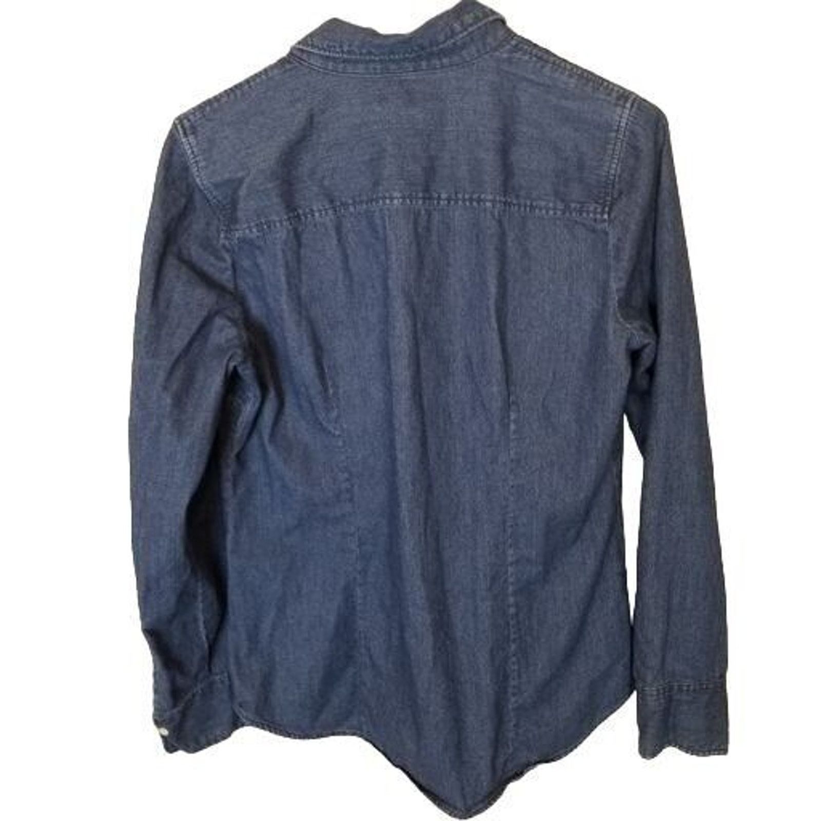 J.Crew J. Crew Womens Denim Shirt Size M Classic Heritage Preppy Size M / US 6-8 / IT 42-44 - 8 Thumbnail