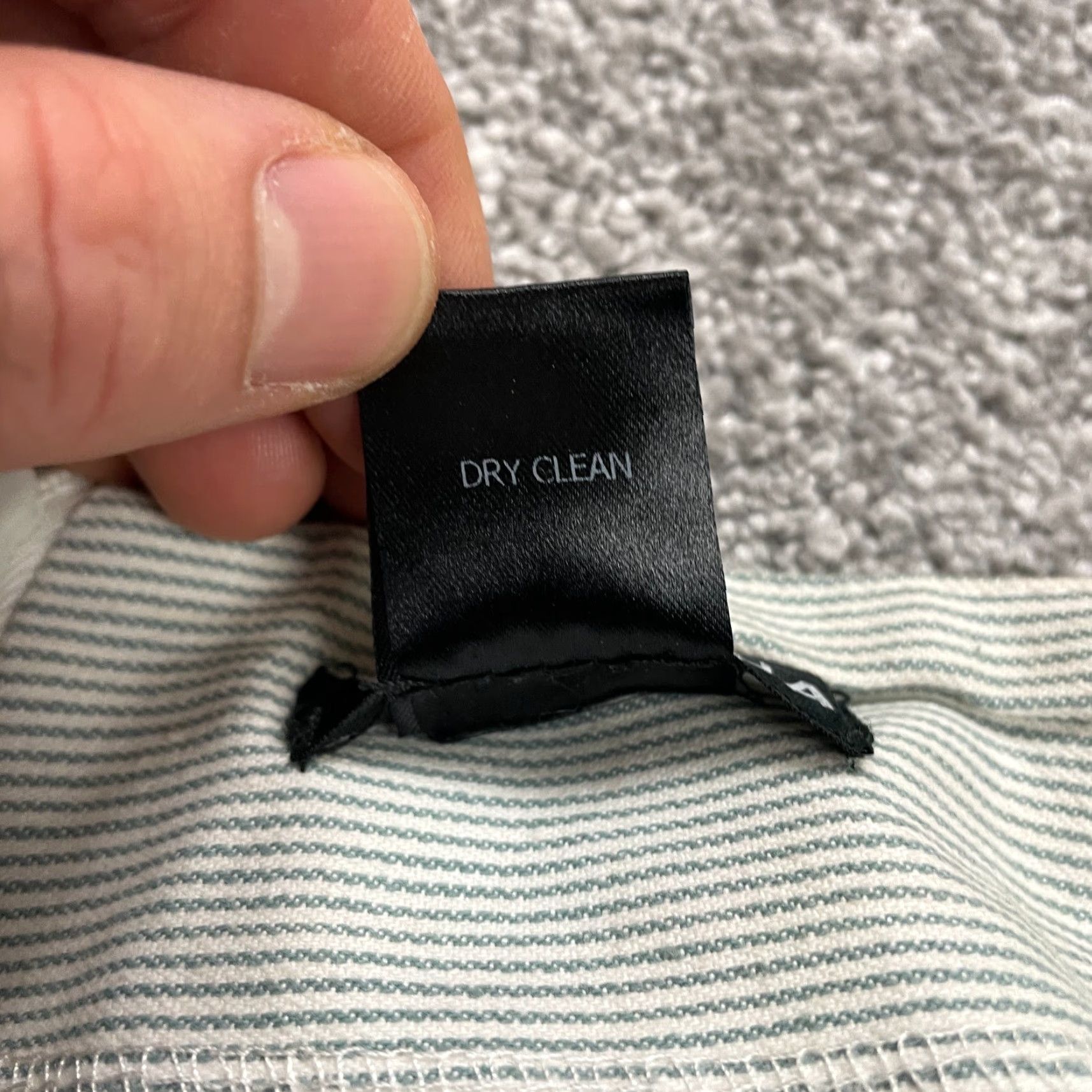 AQUA Aqua Bloomingdale's Mini A-Line Skirt Womens Medium Striped Layered Cotton Zip Size 32" / US 10 / IT 46 - 6 Thumbnail