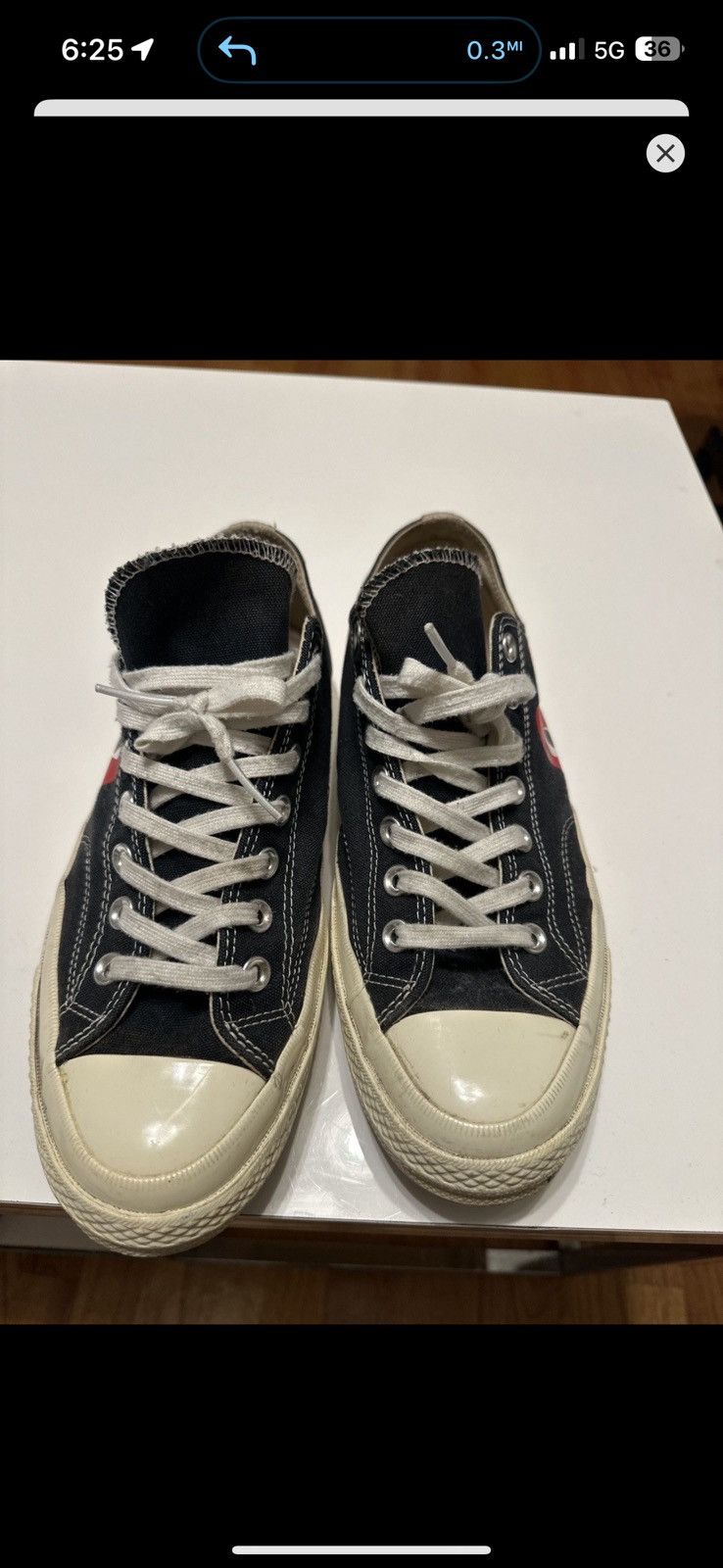 CDG by Comme des Garcons Comme De Garcons Converse collab Size US 9 / EU 42 - 5 Thumbnail