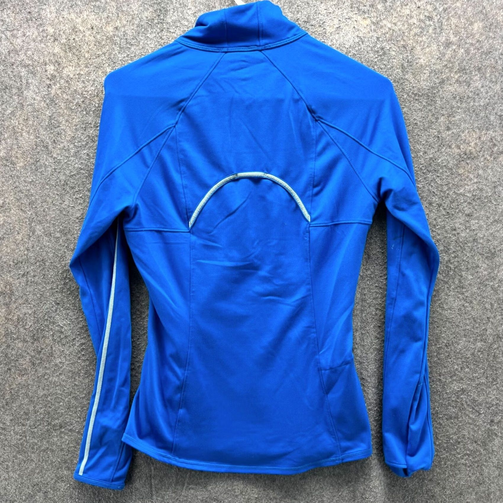 Athleta Athleta Sweatshirt Womens XS Royal Blue Running Zip Performance Reflective Top Size XS / US 0-2 / IT 36-38 - 2 Thumbnail