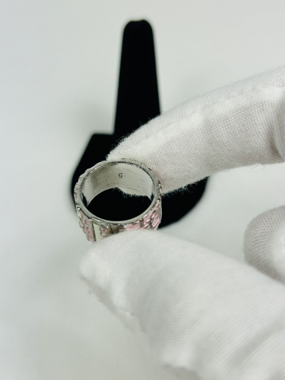 Dior Dior Pink Trotter 2 Ring Size 5 Size ONE SIZE - 6 Thumbnail