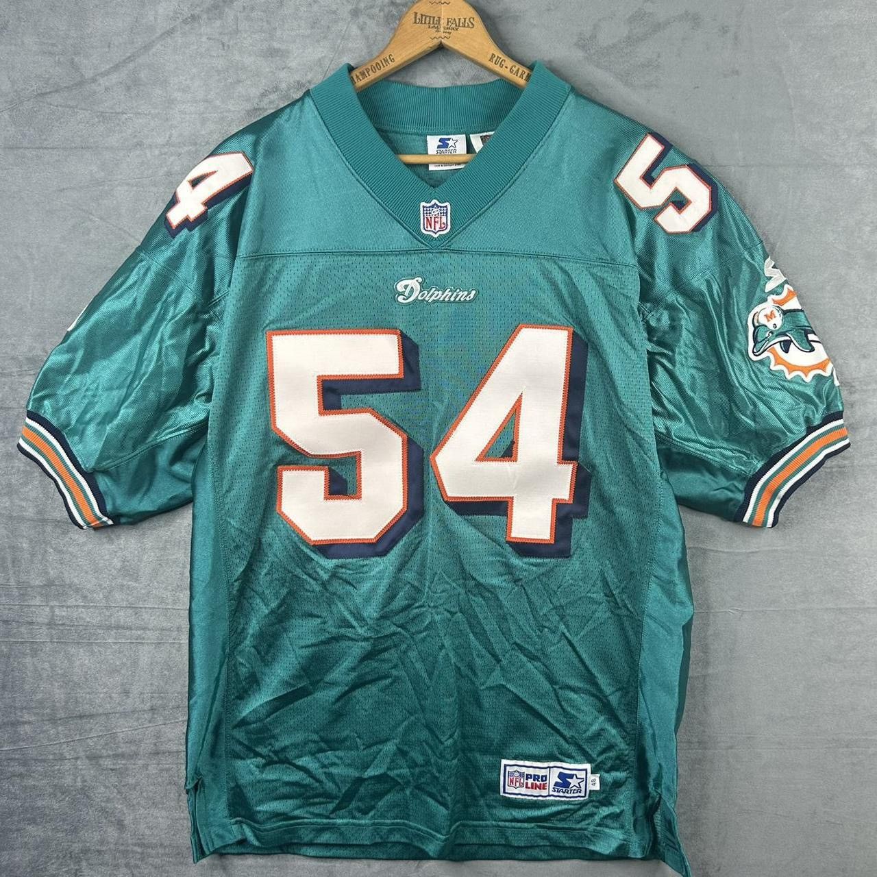 Authentic Zach Thomas Miami Dolphins Starter Jersey 54 (48 XL) for