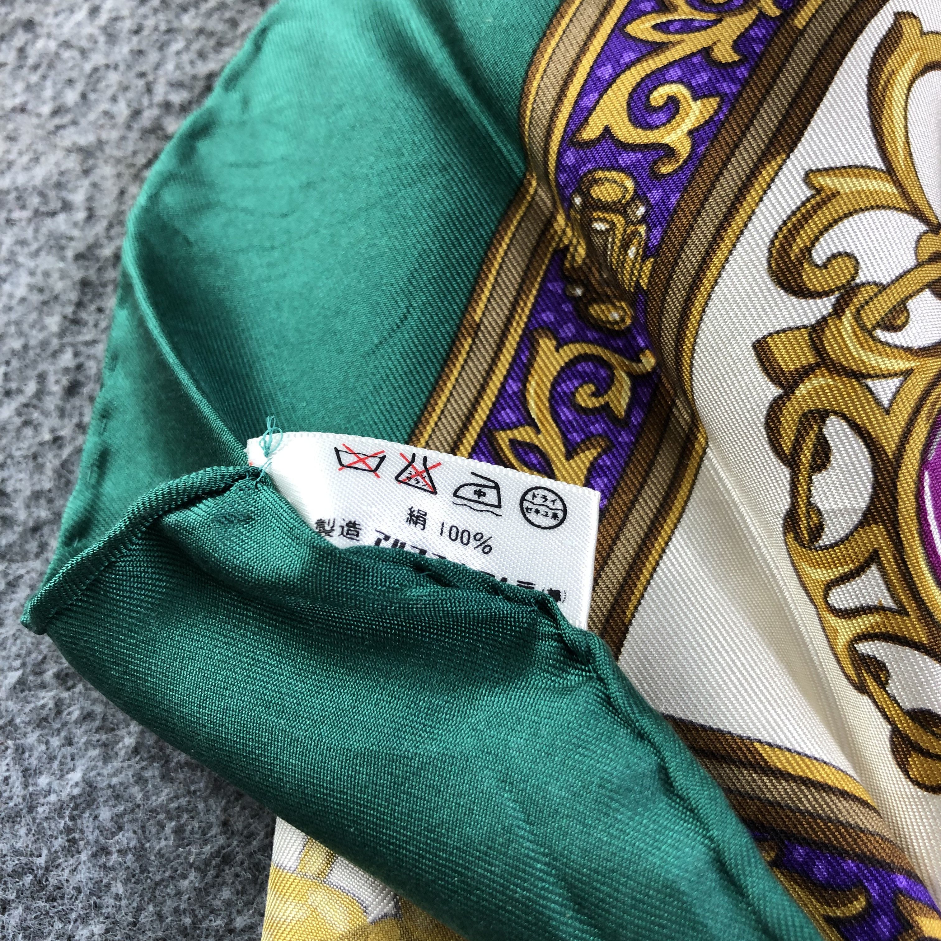 Trussardi Vintage Trussardi Luxury Silk Scarf M468 Size ONE SIZE - 7 Thumbnail