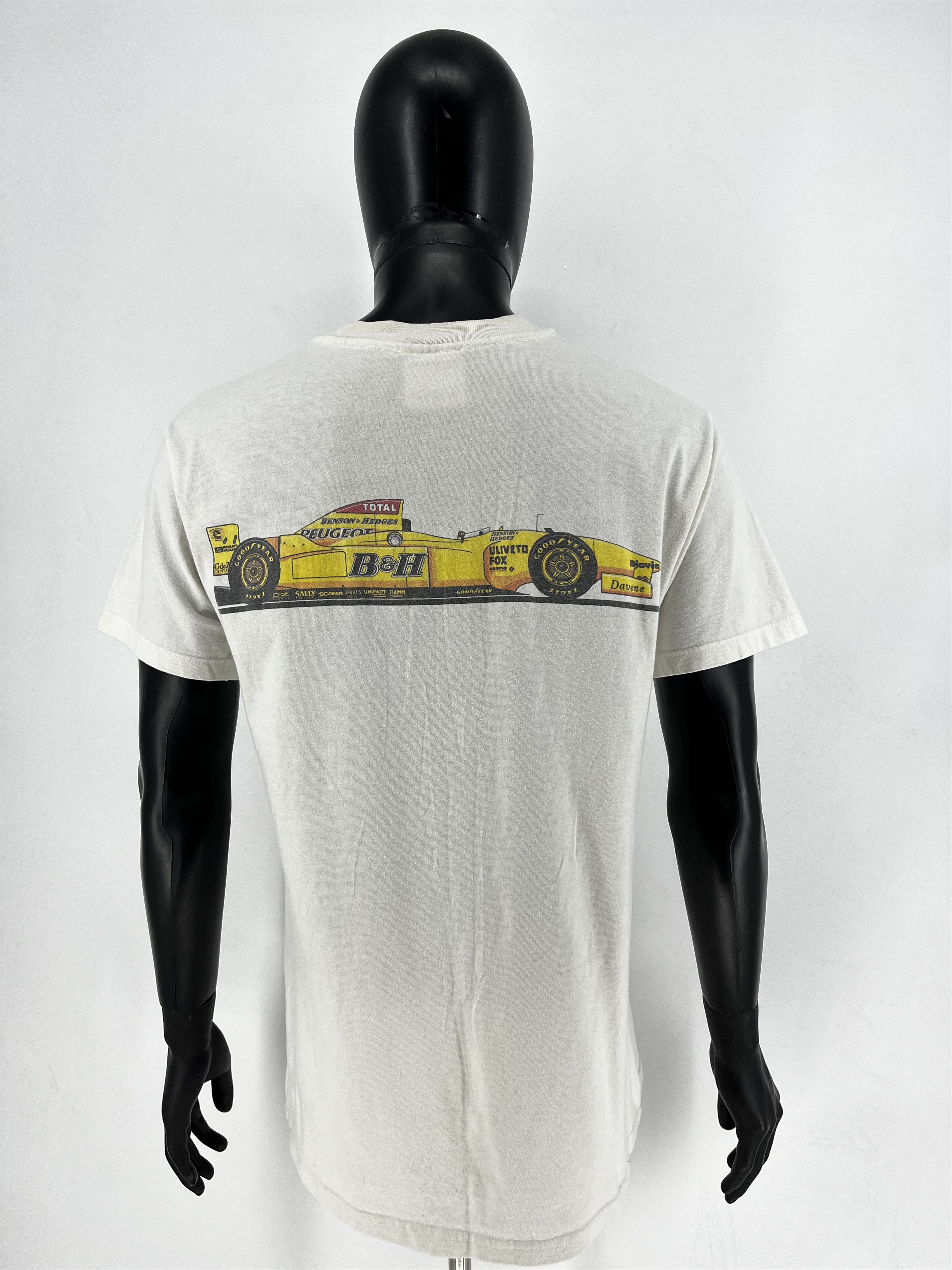Formula 1 Benson&Hedges Jordan Grand Prix 90s Formula 1 Vintage Tee Size US M / EU 48-50 / 2 - 1 Thumbnail