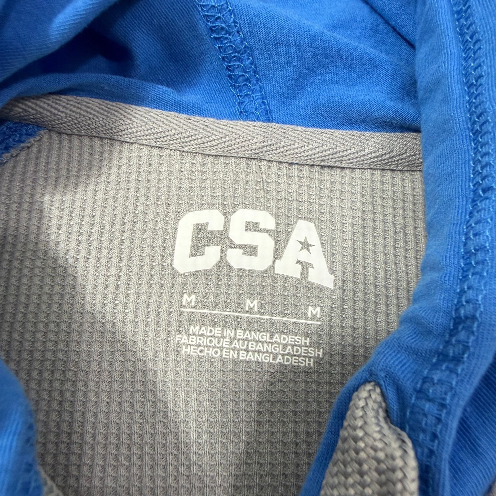 CSA CSA Detroit Lions Hooded Shirt Men's Medium Gray Blue Size US M / EU 48-50 / 2 - 4 Thumbnail