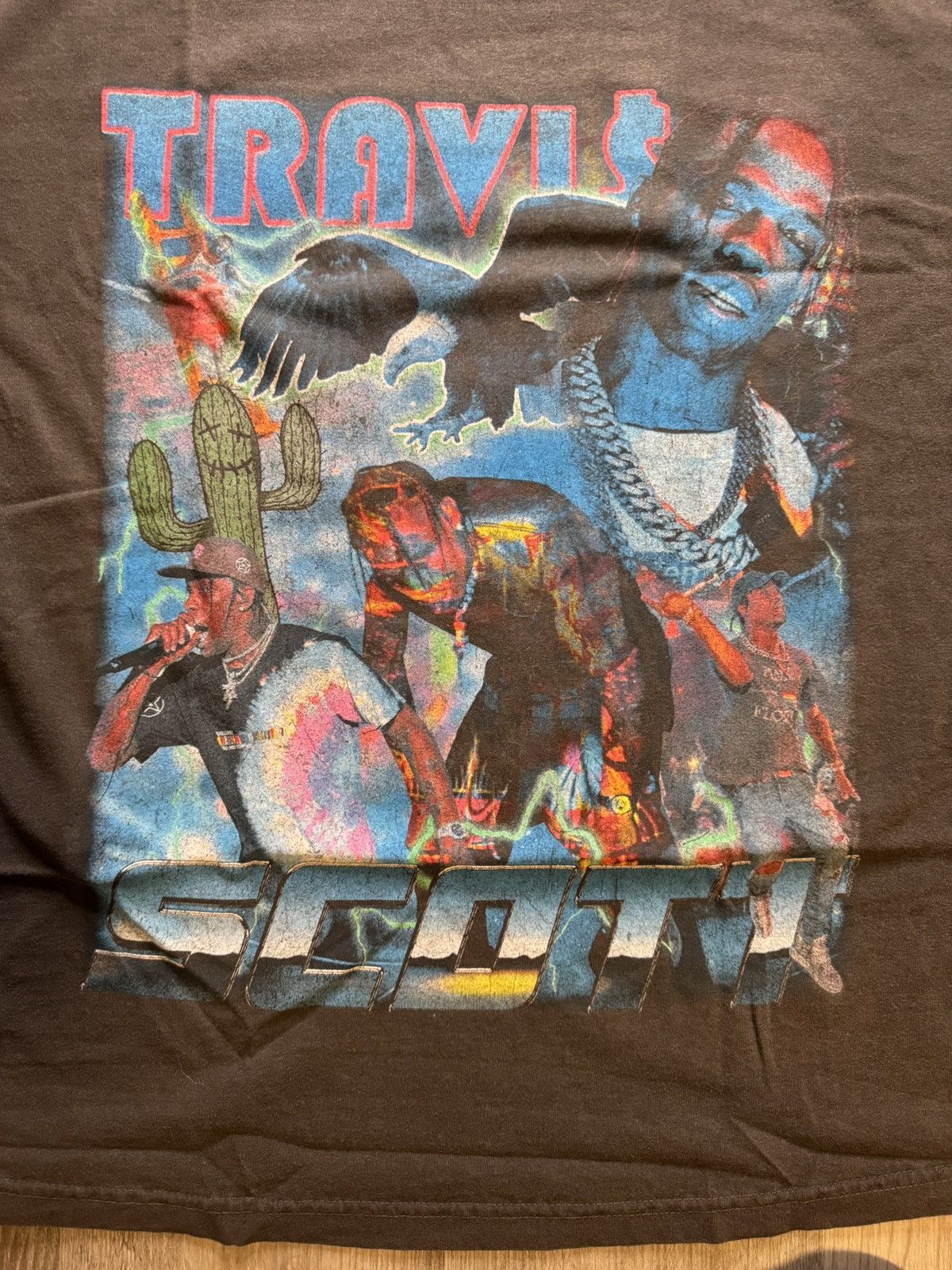 Market Travis Scott Bootleg Tee Size US L / EU 52-54 / 3 - 3 Thumbnail