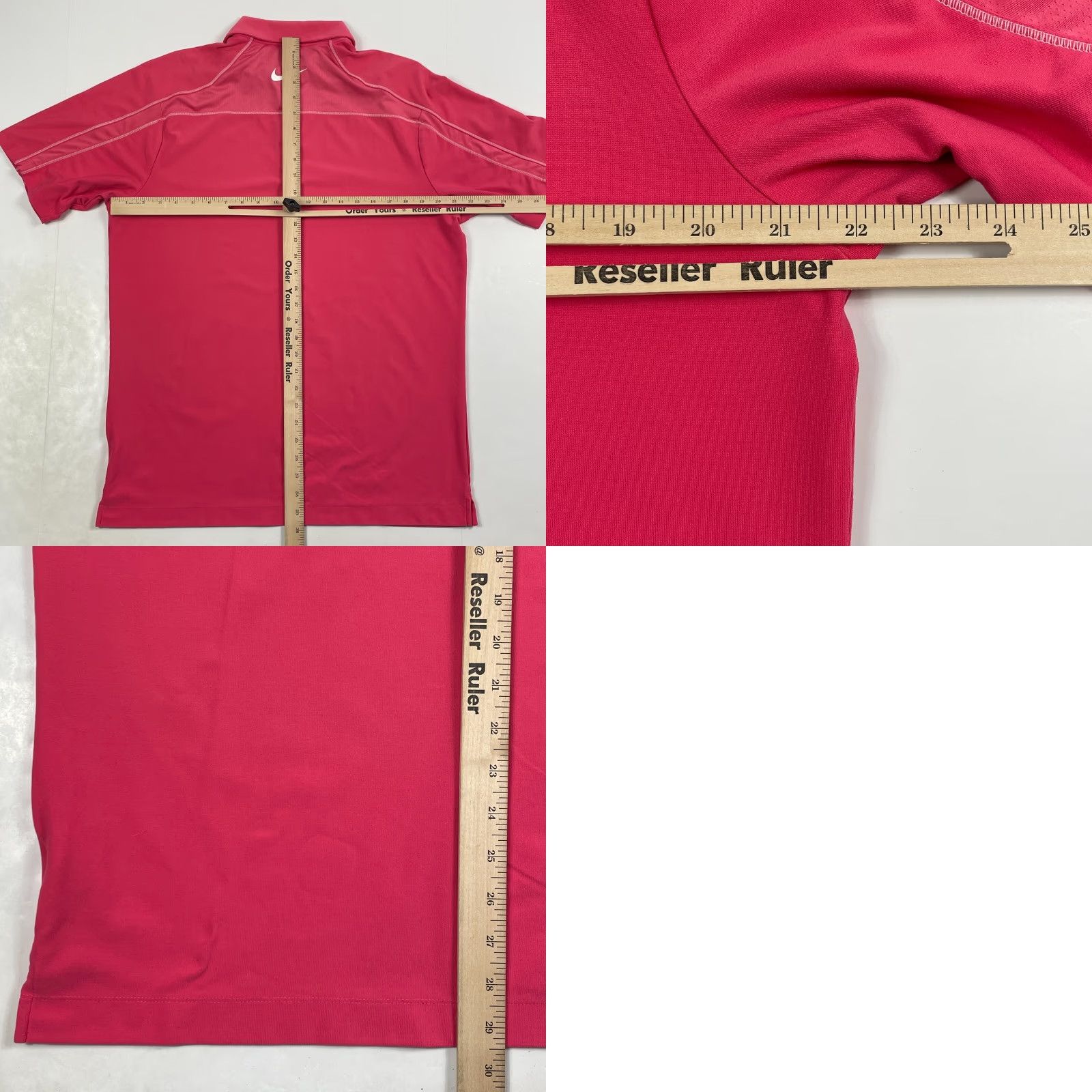 Nike Nike Polo Shirt Mens Medium Pink Dri-Fit Golf Short Sleeve Lightweight Outdoors Size US M / EU 48-50 / 2 - 9 Thumbnail