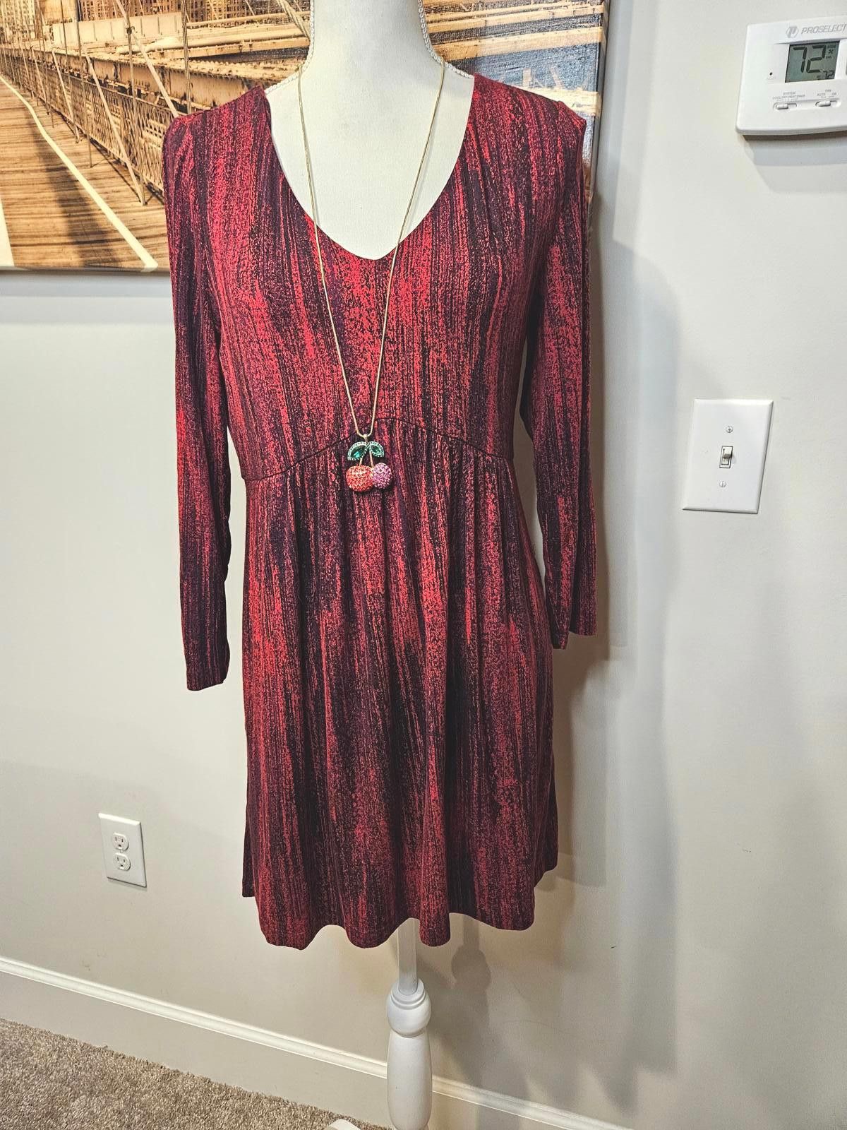 Scotch & Soda Soma Soft Red Lounge Wear Dress #408 Size S / US 4 / IT 40 - 1 Thumbnail