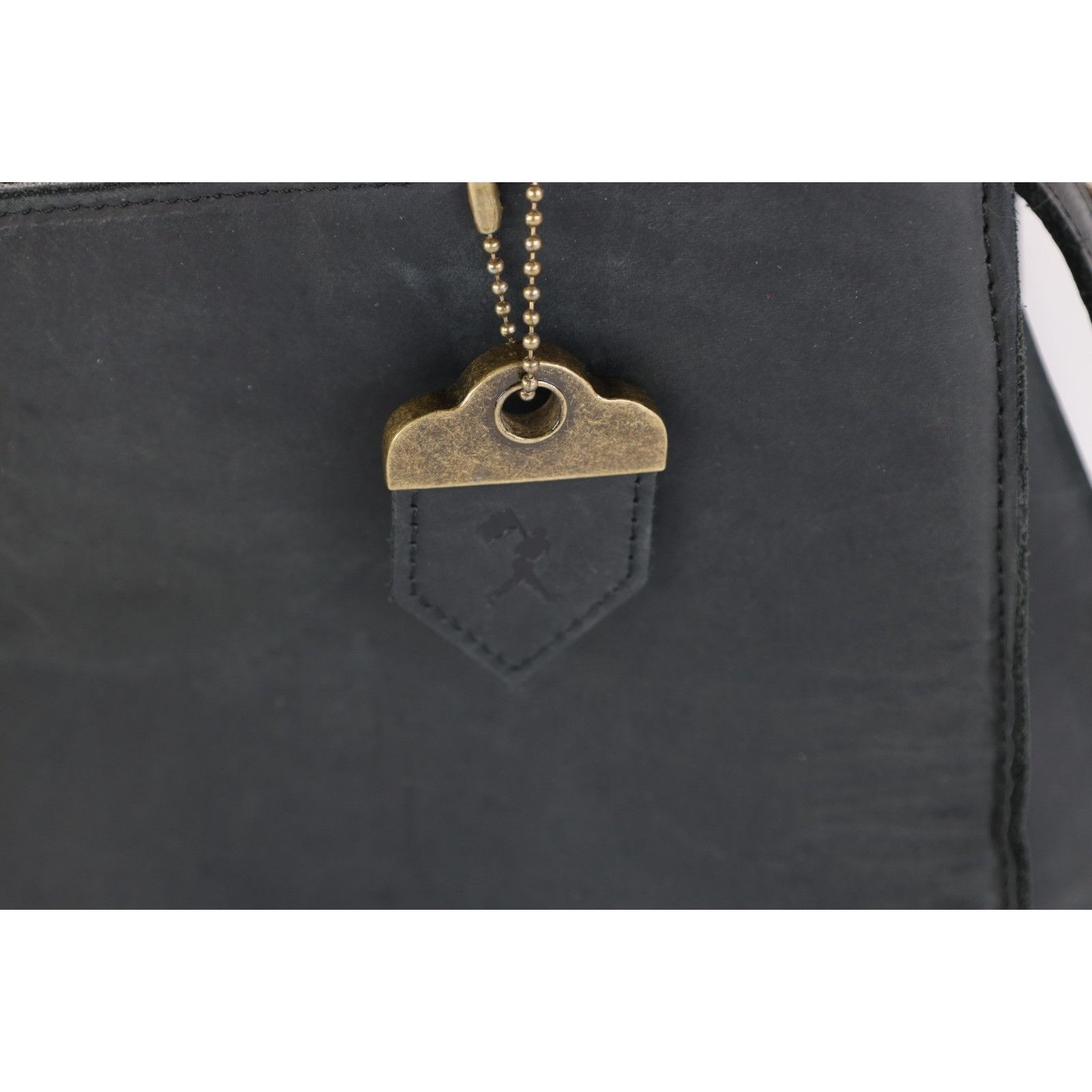 Vintage Baseballism Glove Leather Handled Game Day Purse Bag Black Size ONE SIZE - 2 Thumbnail