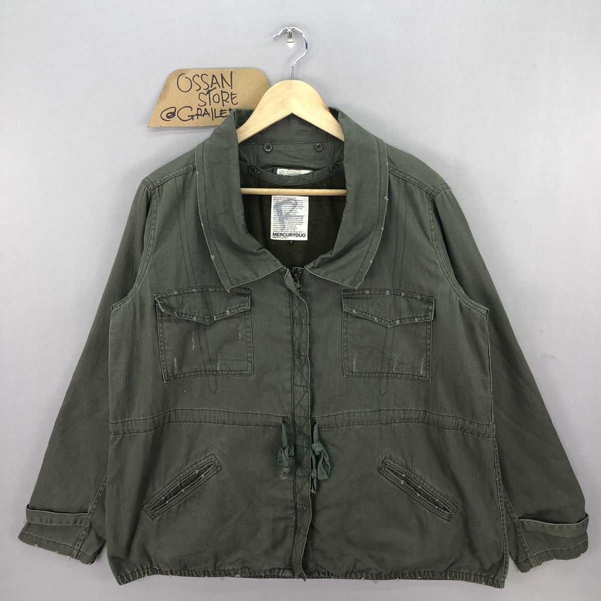 Japanese Brand MercuryDuo Japan Limited Collection Army Jacket Size US L / EU 52-54 / 3 - 2 Thumbnail