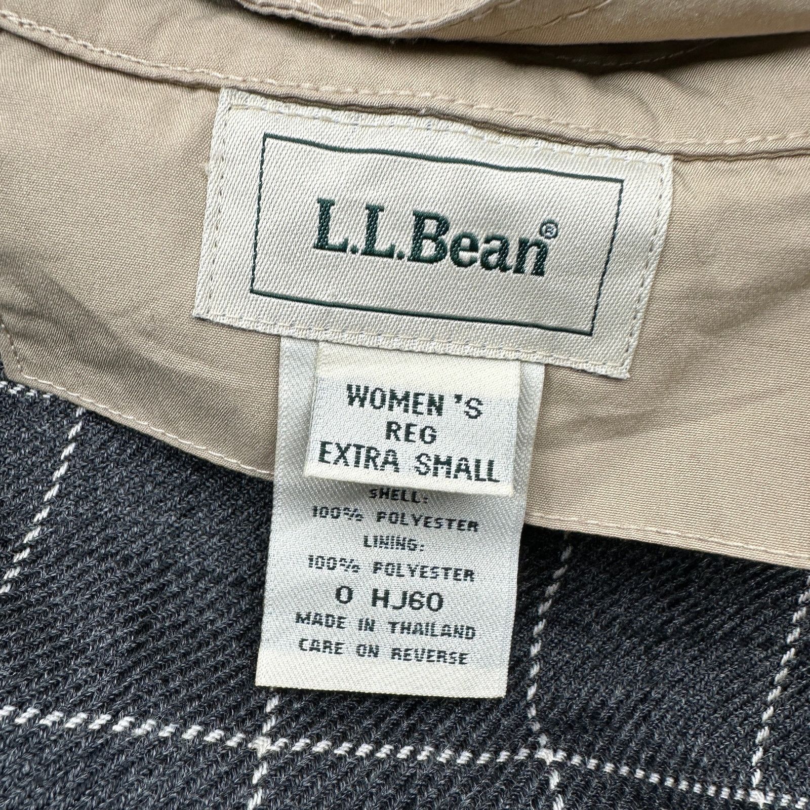 L.L. Bean LL Bean HJ60 Duster Vented Rain Trench Long Coat Women XS Size XS / US 0-2 / IT 36-38 - 2 Thumbnail