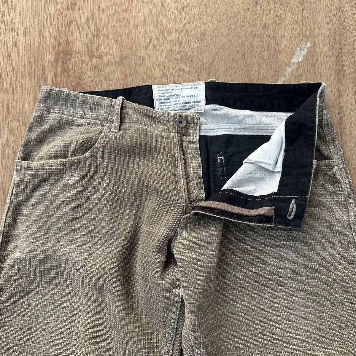 Garment Project × Japanese Brand × Vintage SICKS💥VINTAGE JOHNBULL W34L32 DONUT BUTTON HEMP COTTON PANT Size US 34 / EU 50 - 7 Thumbnail