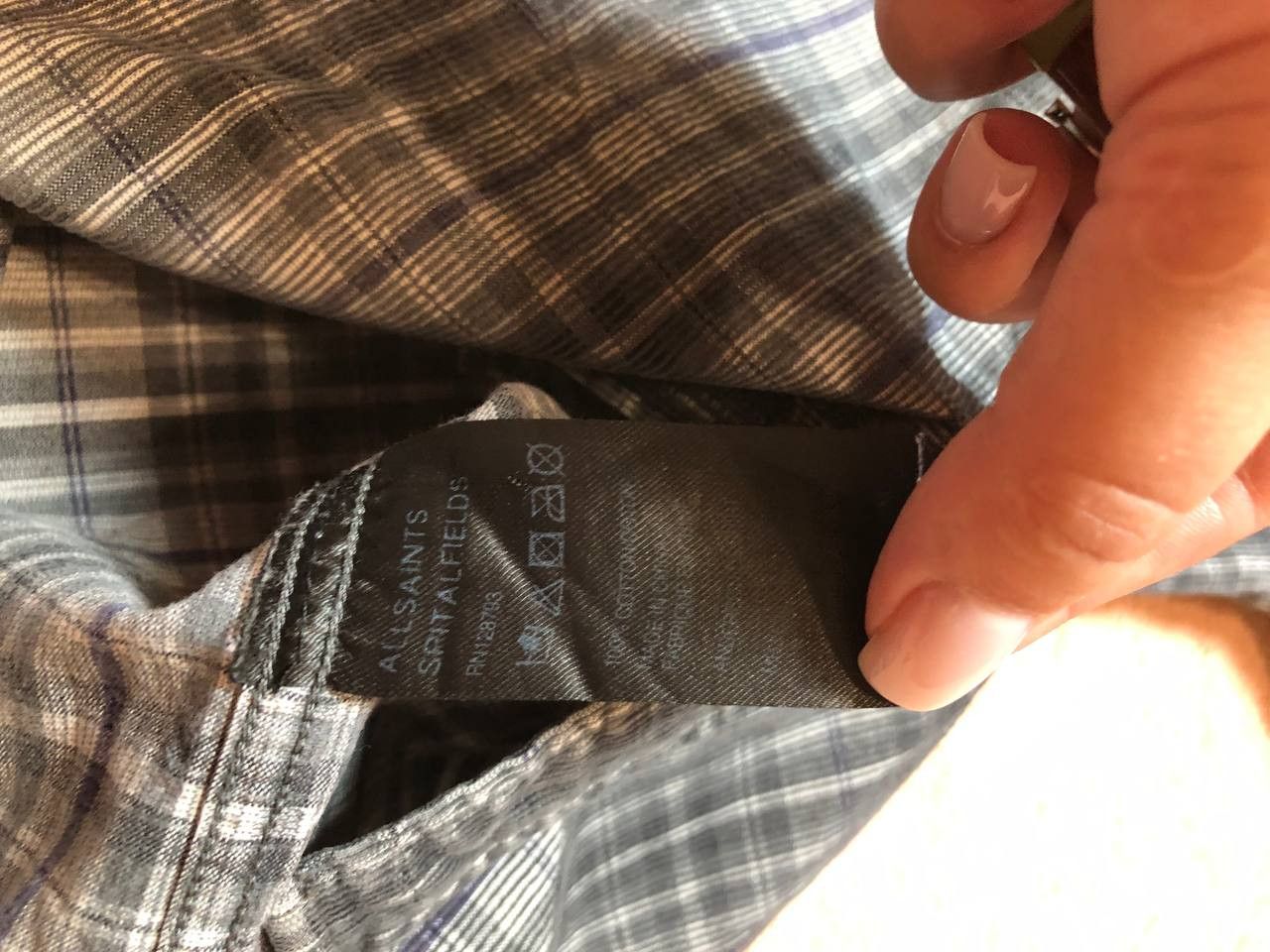 Allsaints Vintage shirt print Allsaints Y2K streetwear size M Size US M / EU 48-50 / 2 - 3 Thumbnail