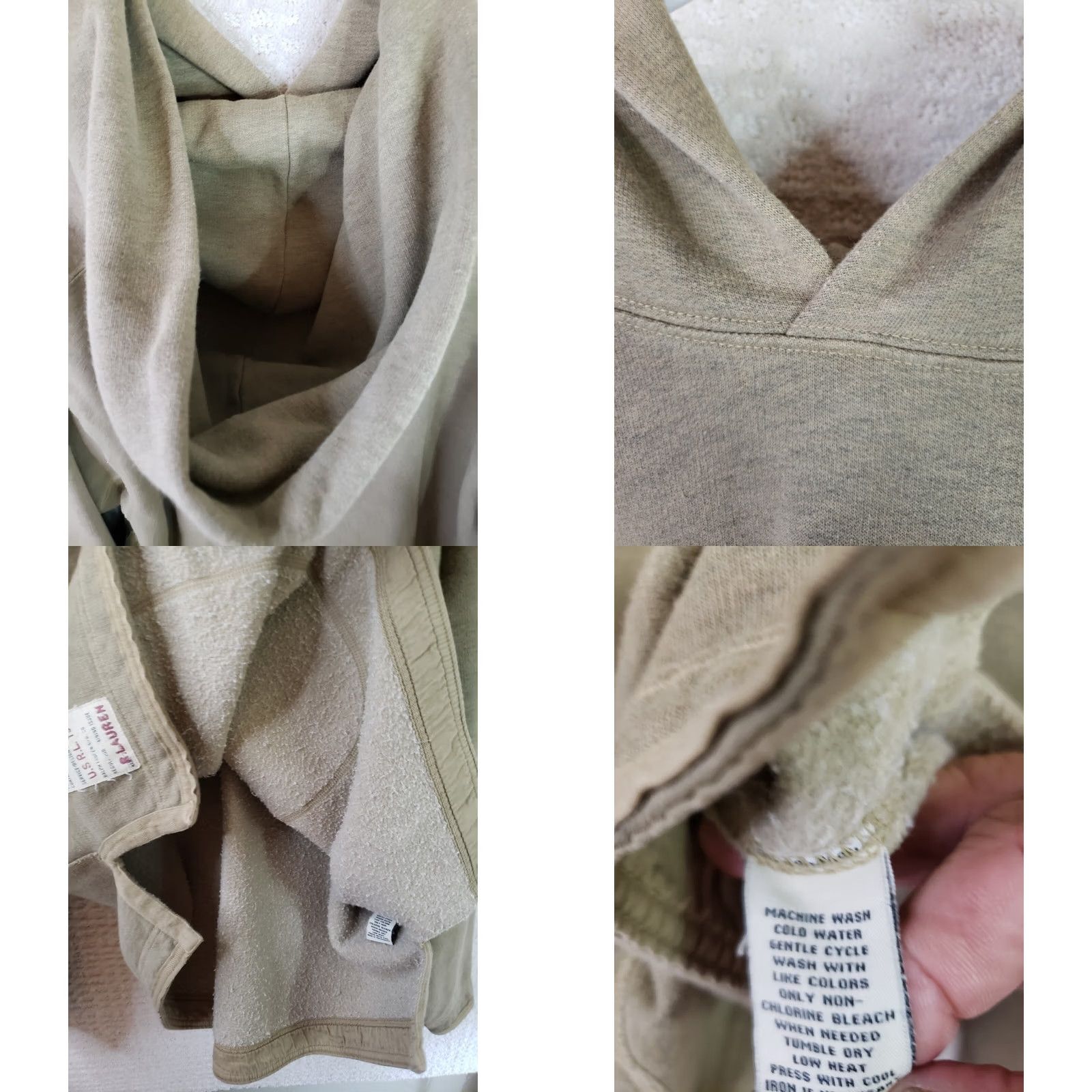 Polo Ralph Lauren Polo Jeans Ralph Lauren Hoodie Mens XL Green Jersey Logo Front Tag Pullover Hooded 90s Classic Casual Size US XL / EU 56 / 4 - 9 Thumbnail