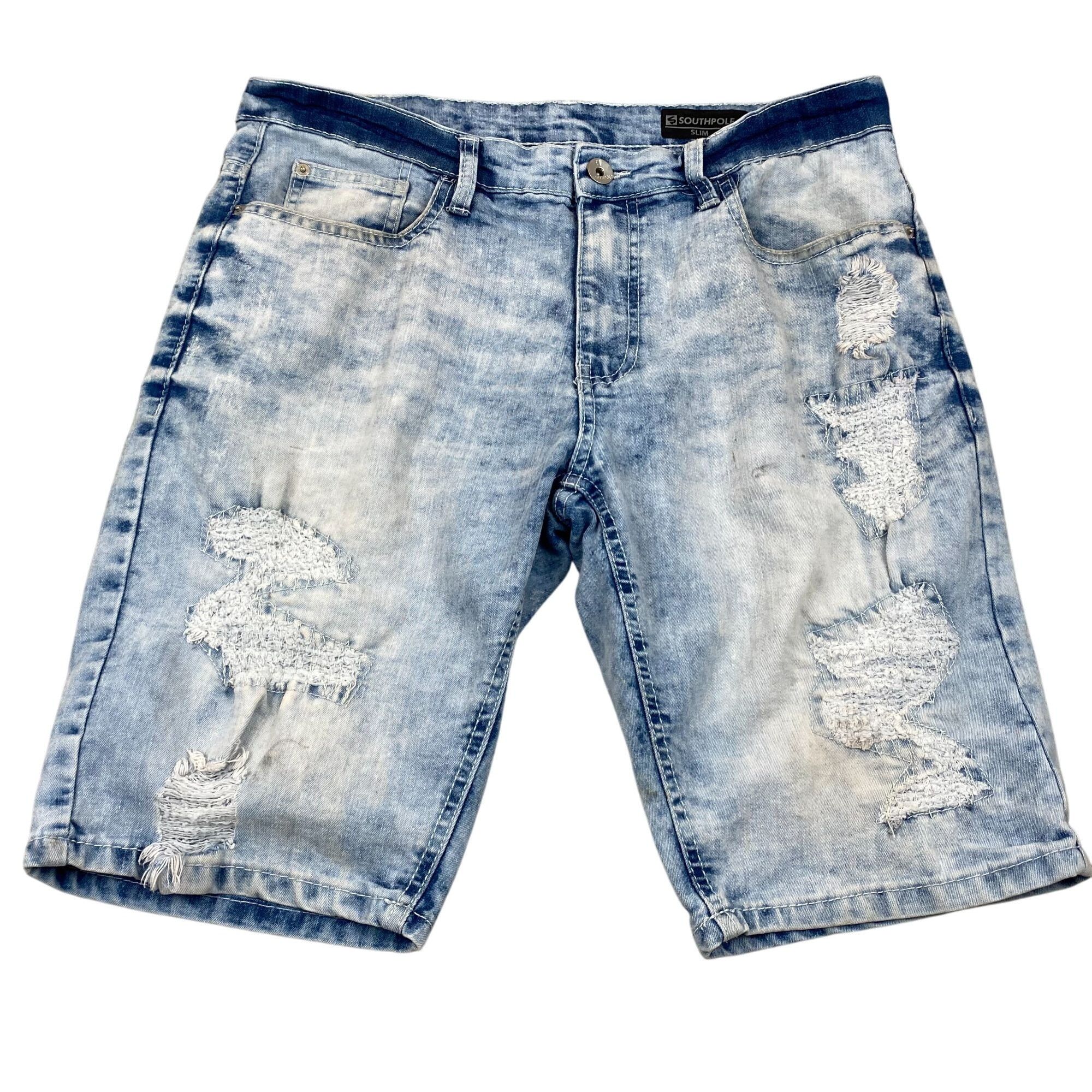 Southpole Southpole Mens Shorts Size 32 Slim Fit Acid Washed Retro Y2K Size US 32 / EU 48 - 1 Thumbnail