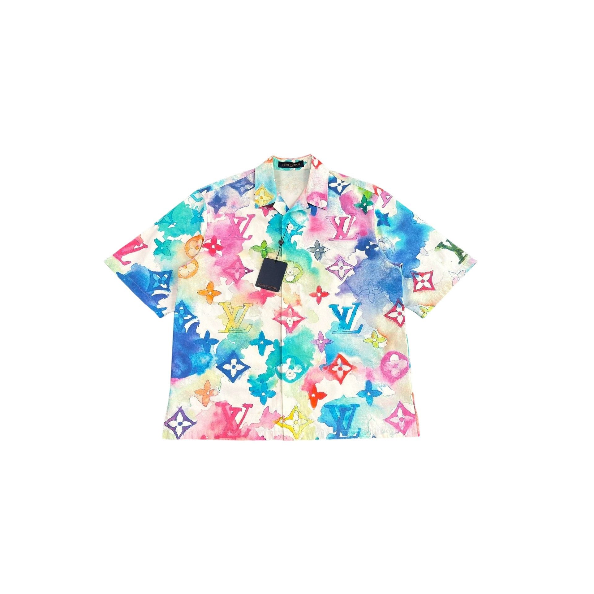 Louis Vuitton Louis Vuitton Watercolor Monogram Shirt Size L Size US L / EU 52-54 / 3 - 1 Thumbnail