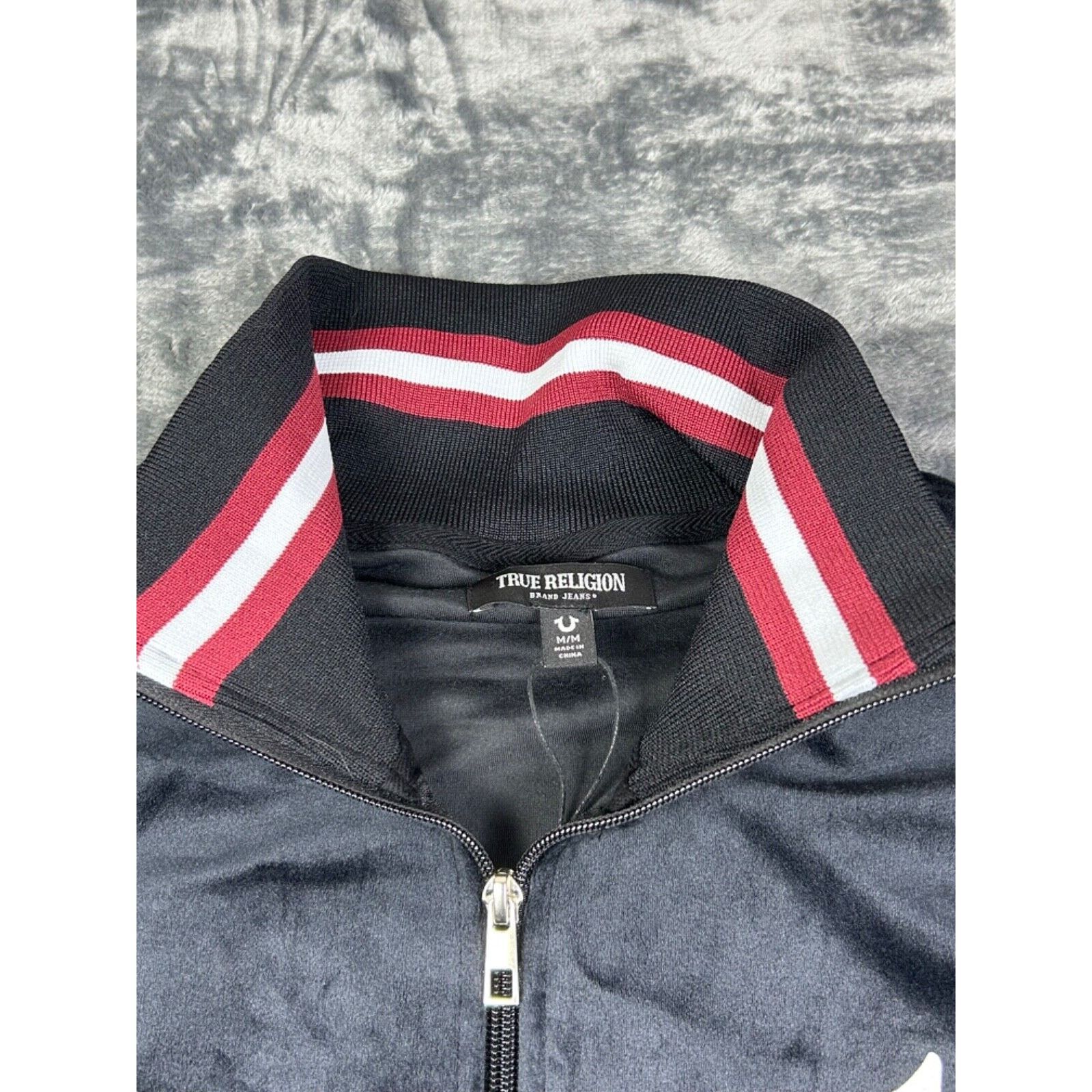 True Religion True Religion Velour Track Jacket Men’s Medium Black World Size US M / EU 48-50 / 2 - 3 Thumbnail