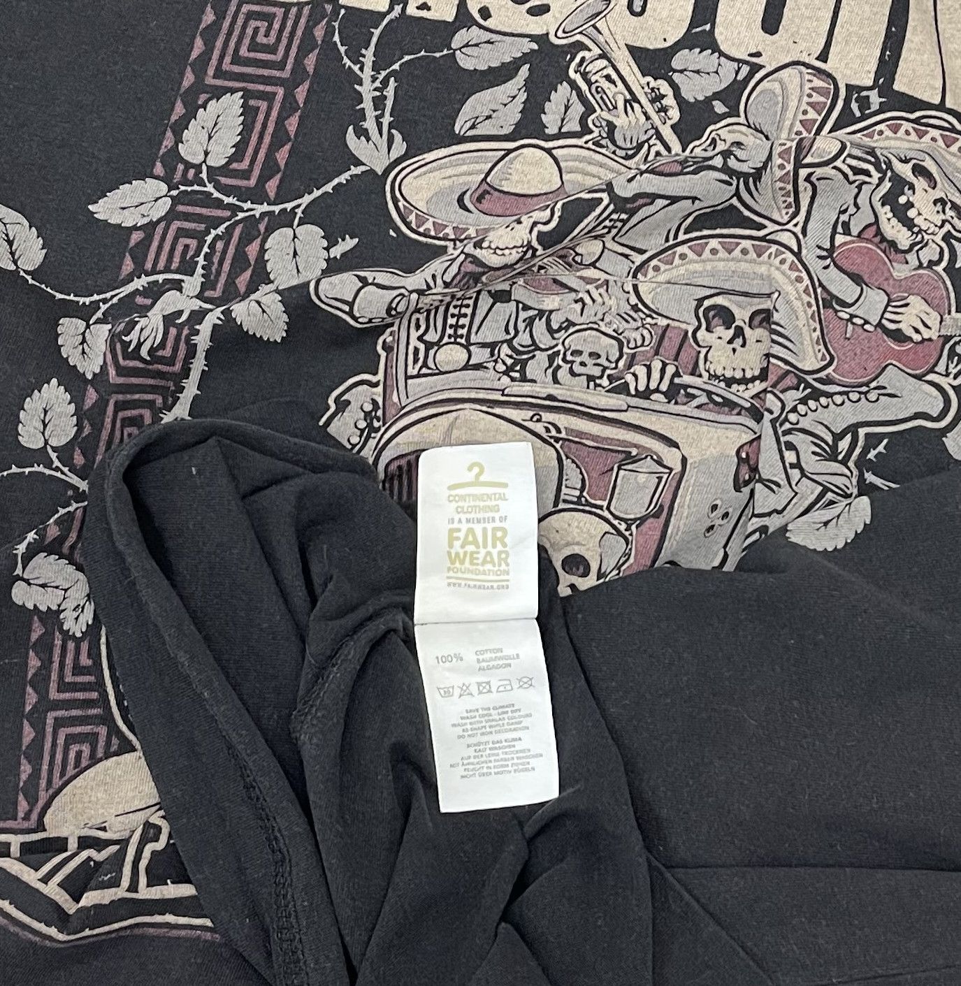 Vintage Vintage Bohse Onkelz Skulls Size US XXL / EU 58 / 5 - 6 Thumbnail