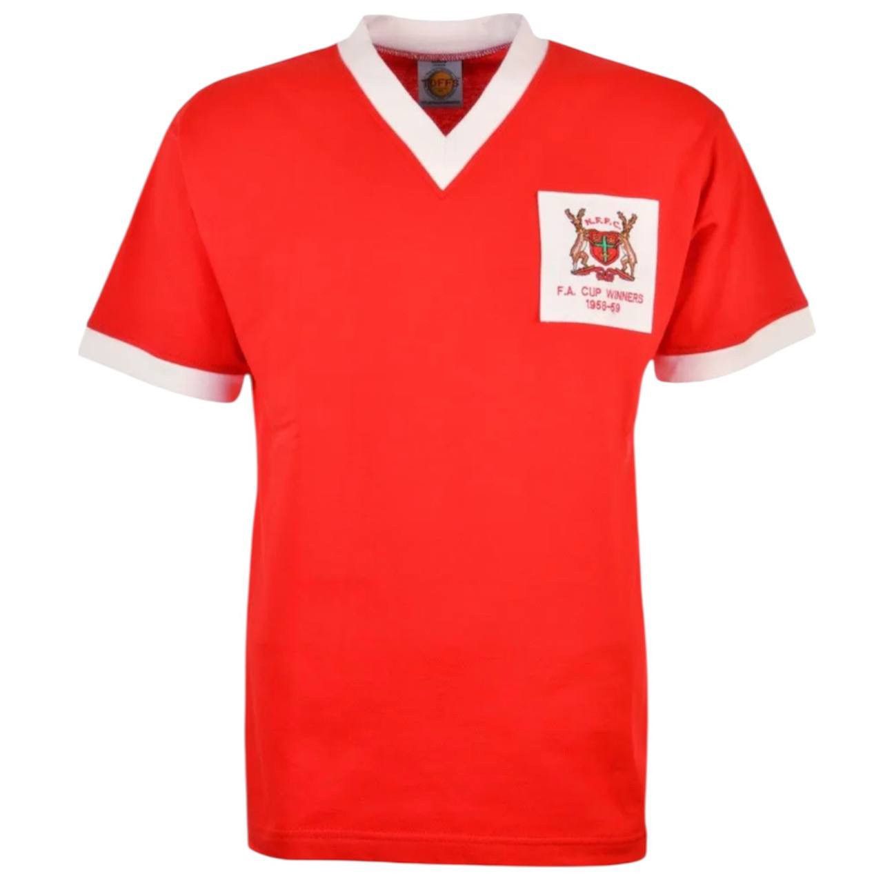 Vintage 1958/59 NOTTINGHAM FOREST FC REMAKE HOME SOCCER JERSEY XXL Size US XXL / EU 58 / 5 - 1 Thumbnail