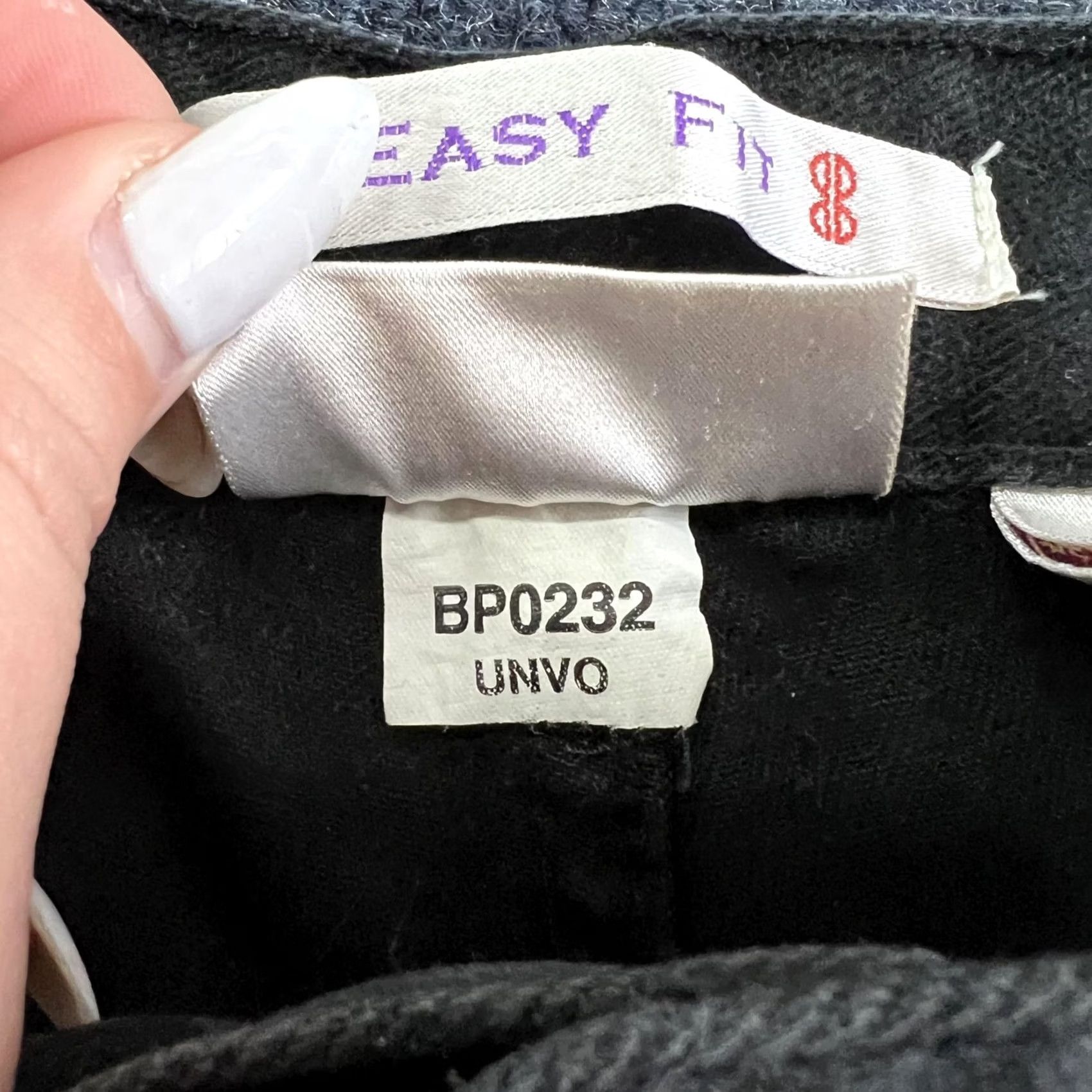 Bill Blass VINTAGE Bill Blass Jeans Womens 8 Black High Rise Tapered Mom Denim Easy Fit Size 30" / US 8 / IT 44 - 6 Thumbnail