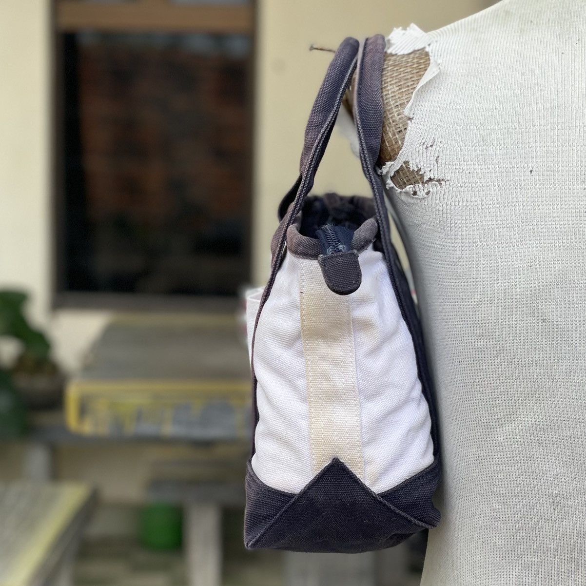 Canvas × Polo Ralph Lauren Polo Ralph Lauren Small Tote Bag Size ONE SIZE - 3 Thumbnail