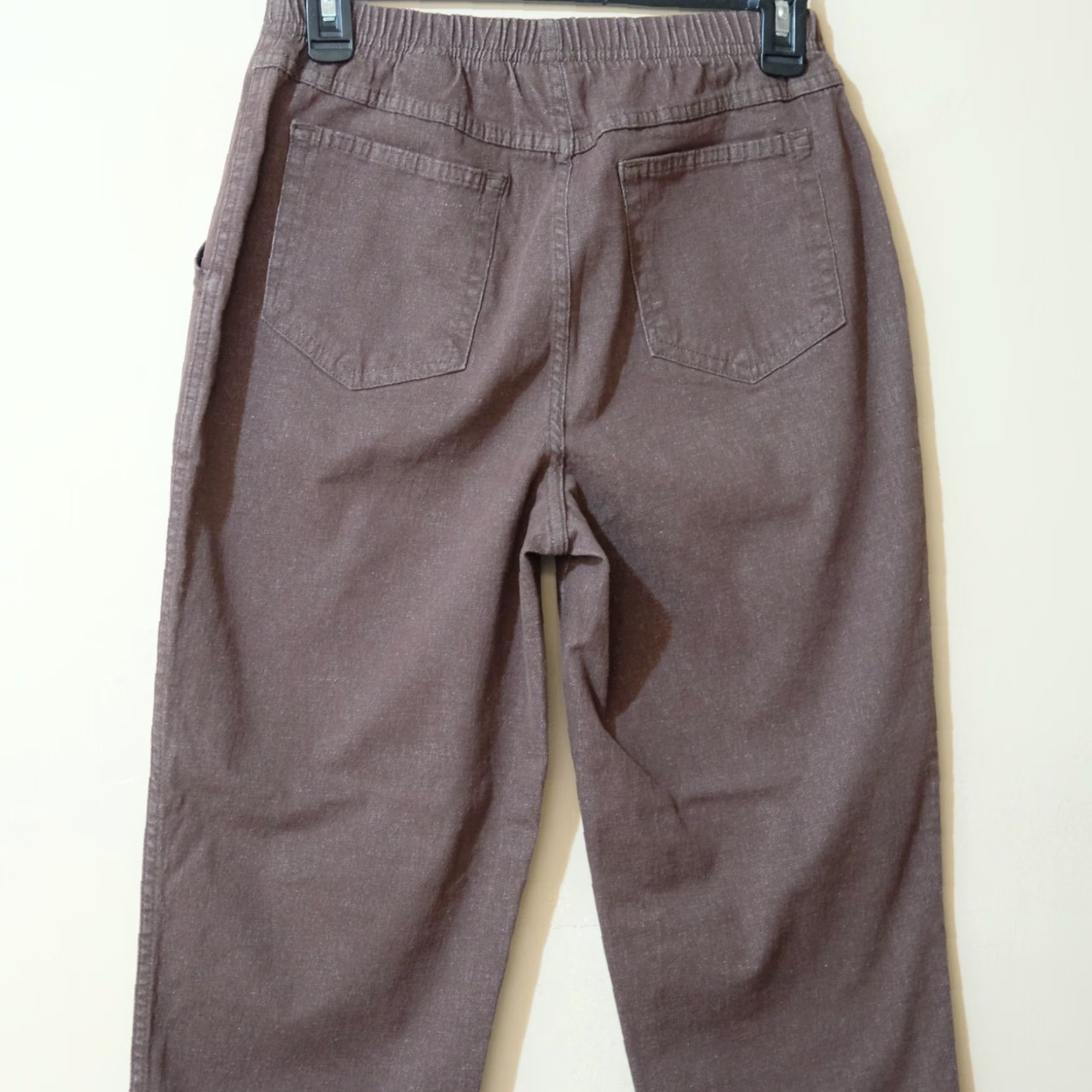 CO D&Co Denim & Company Pull on Jeans Brown Women's S SP H44-22 Size 28" / US 6 / IT 42 - 5 Thumbnail