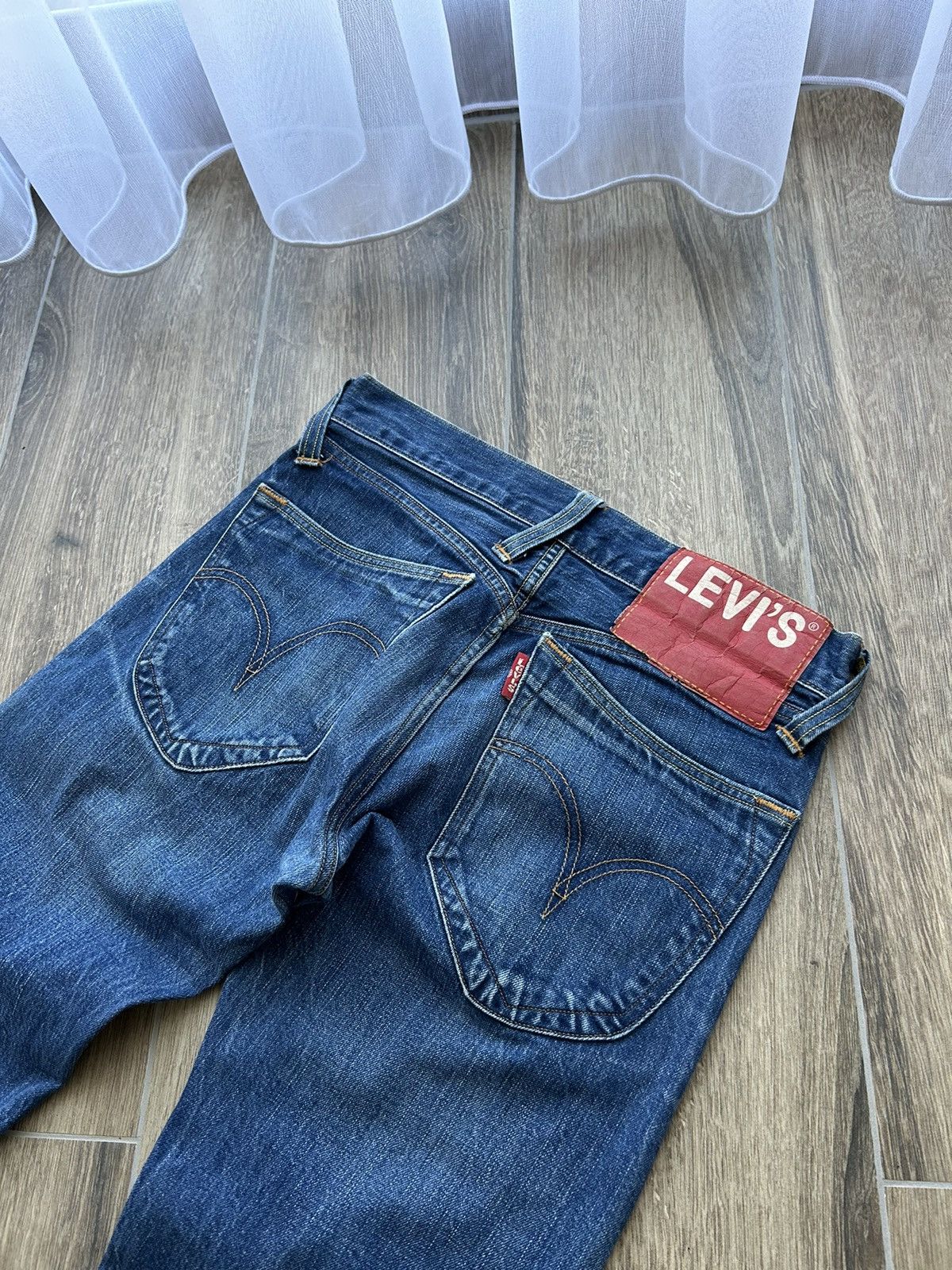 Levi's Vintage Clothing Levis Red Limited Edition jeans R button Japanese denim Size US 33 - 3 Thumbnail