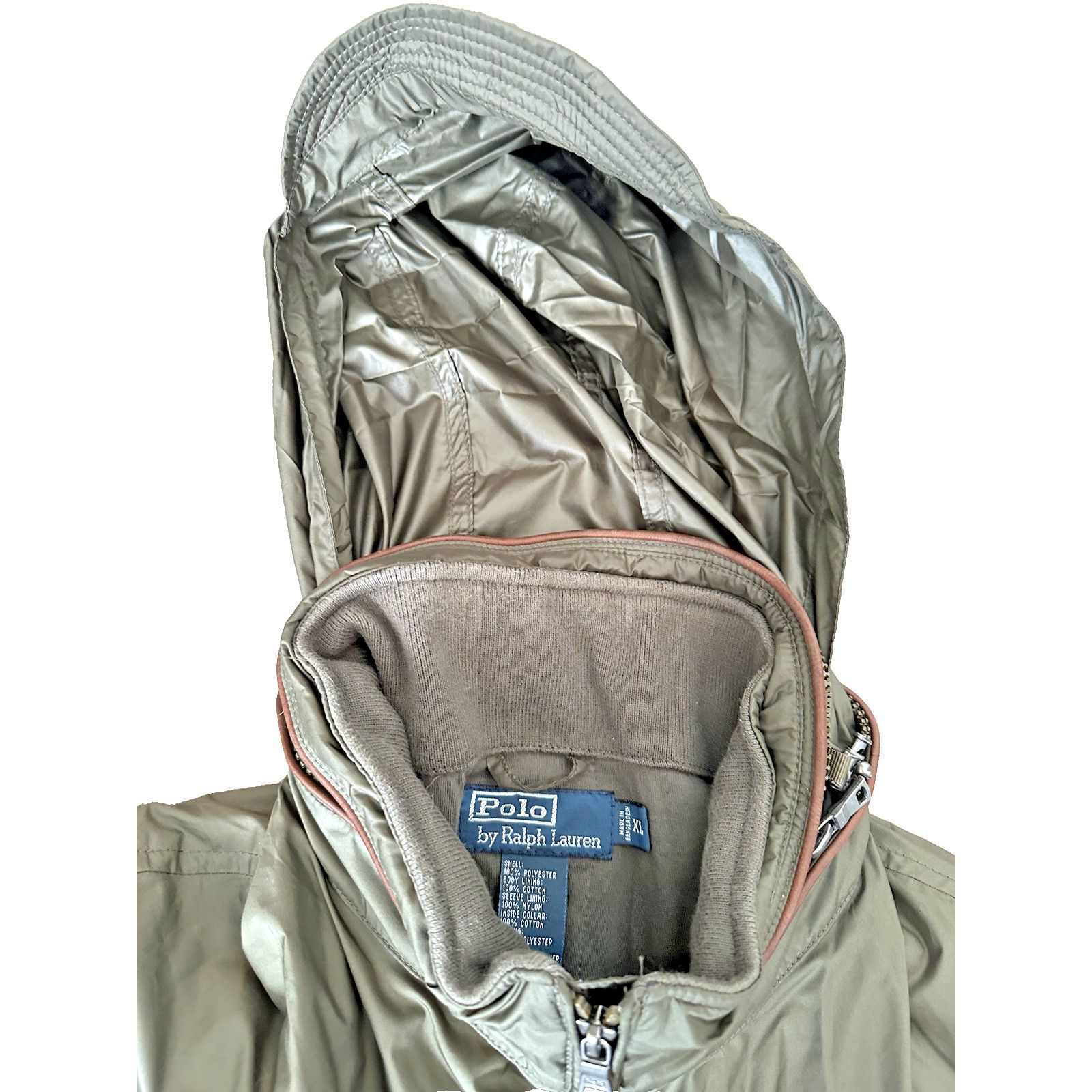 Ralph Lauren Polo Ralph Lauren Vtg 90s Stowed Hood Jacket Sz Mens XL Size US XL / EU 56 / 4 - 10 Thumbnail