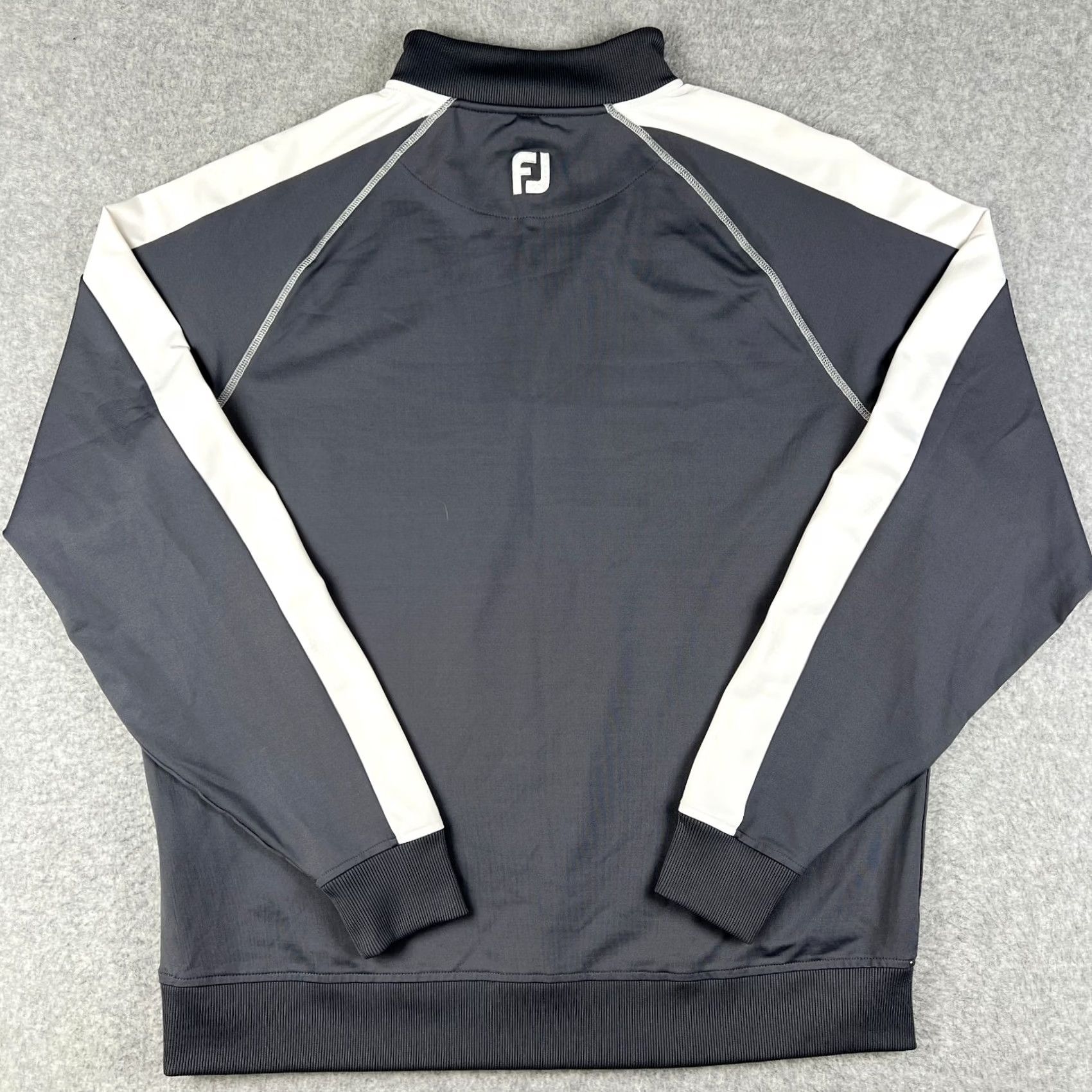 Footjoy FootJoy Golf Quarter Zip Stretch Performance Pullover Large Mens Grey Active Size US L / EU 52-54 / 3 - 2 Thumbnail