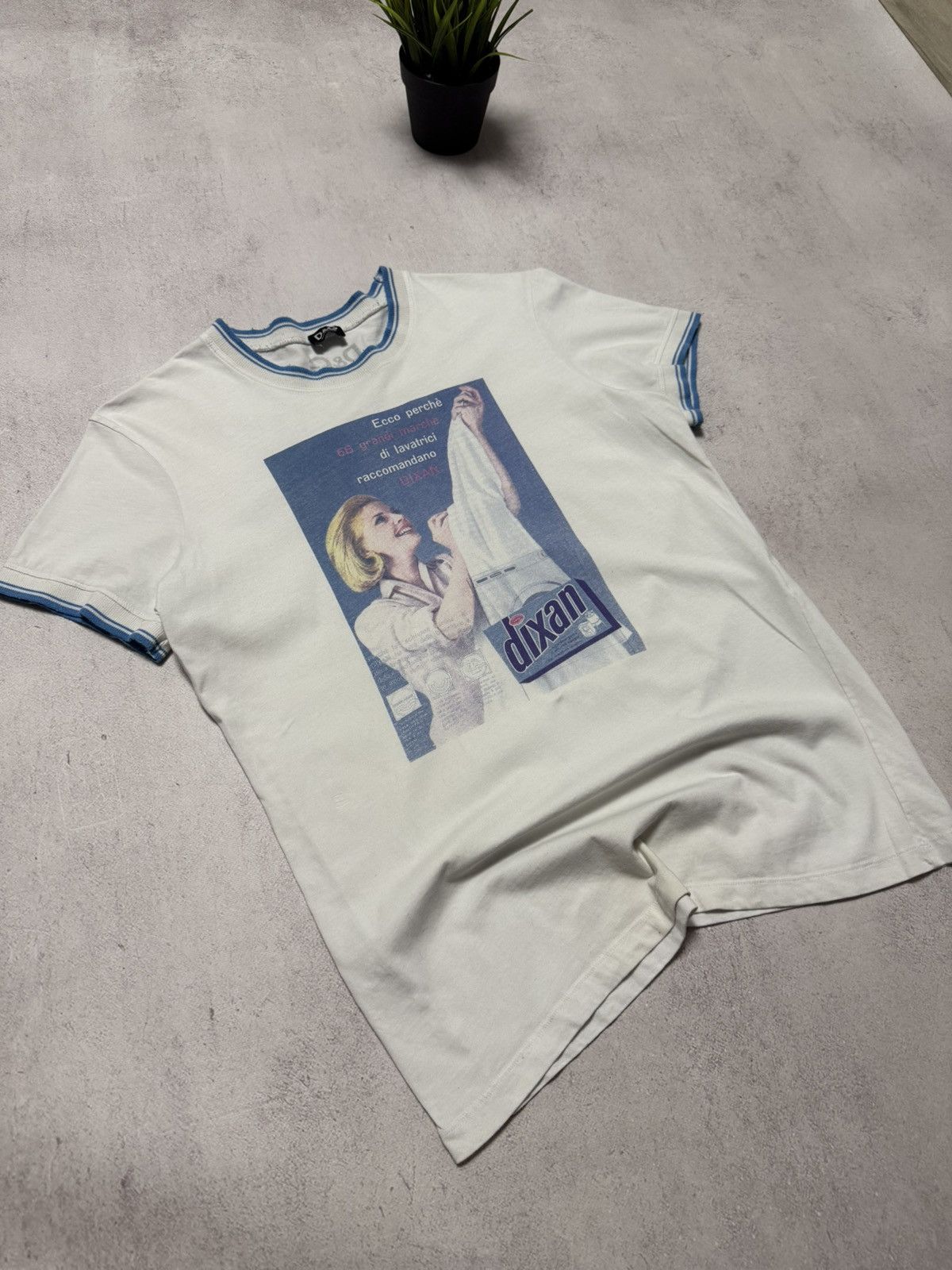 Dolce & Gabbana Vintage Dolce Gabbana Dixan T Shirt Tee Big Logo rare 90s Size US S / EU 44-46 / 1 - 2 Thumbnail