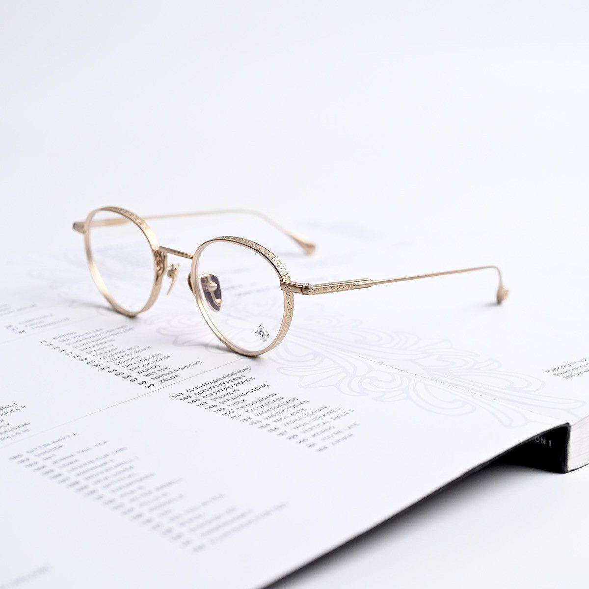 Chrome Hearts CHROME HEARTS THICK GOLD PLATED/ MATTE GOLD PLATED GLASSES Size ONE SIZE - 1 Thumbnail