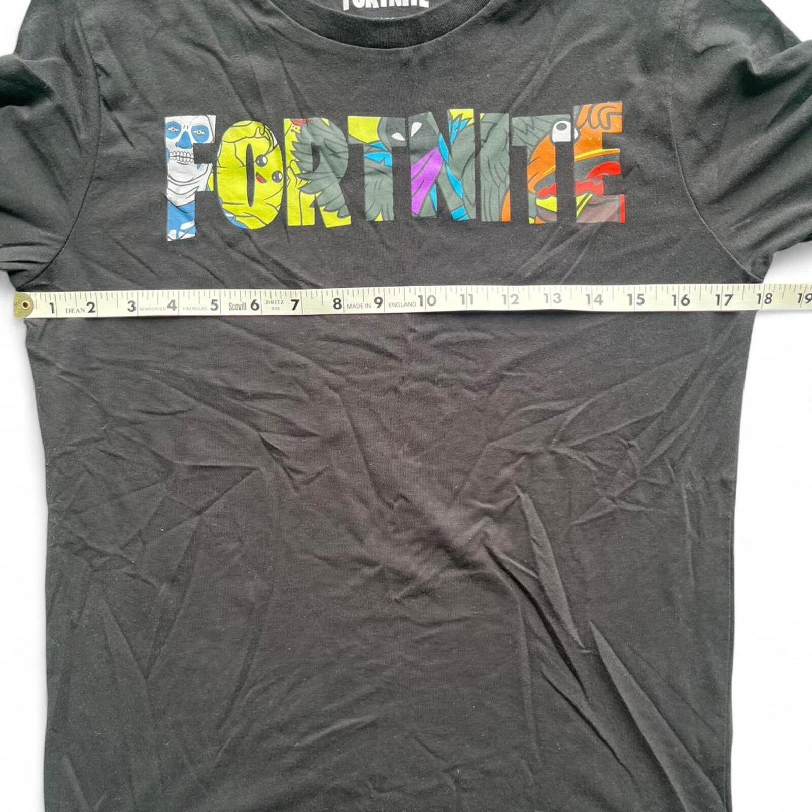 Other Fortnite Multi Colored Logo Character Black Gamer T-Shirt Size US XXS / EU 40 - 3 Thumbnail