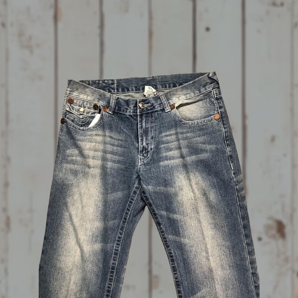 True Religion True Religion Billy Jeans Mens 38x32 Blue Med Wash Relaxed Bootcut Denim USA Size US 38 / EU 54 - 1 Thumbnail