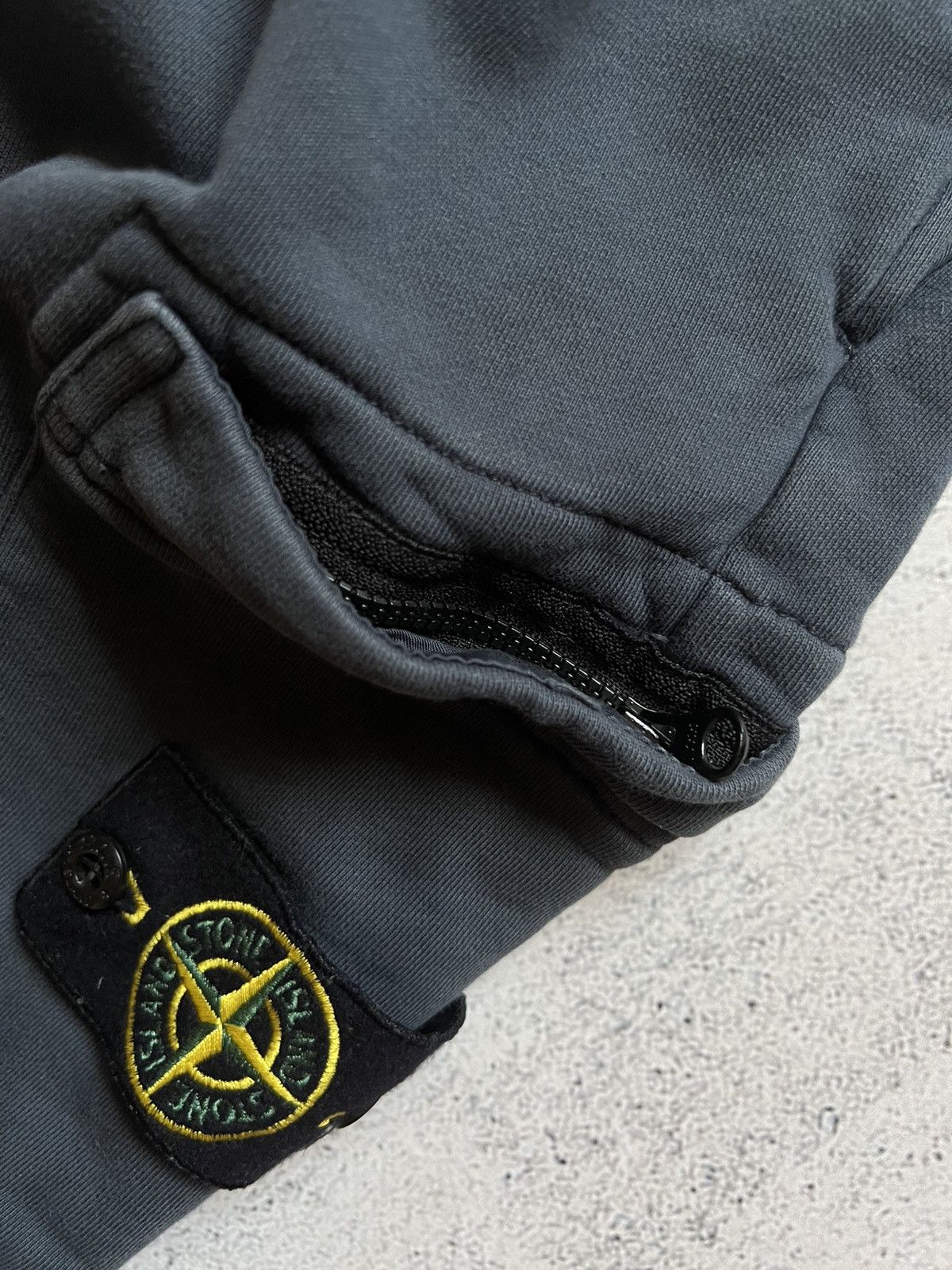 Stone Island × Vintage STONE ISLAND Heavy cotton joggers PATCH logo pants trousers Size US 31 - 5 Thumbnail