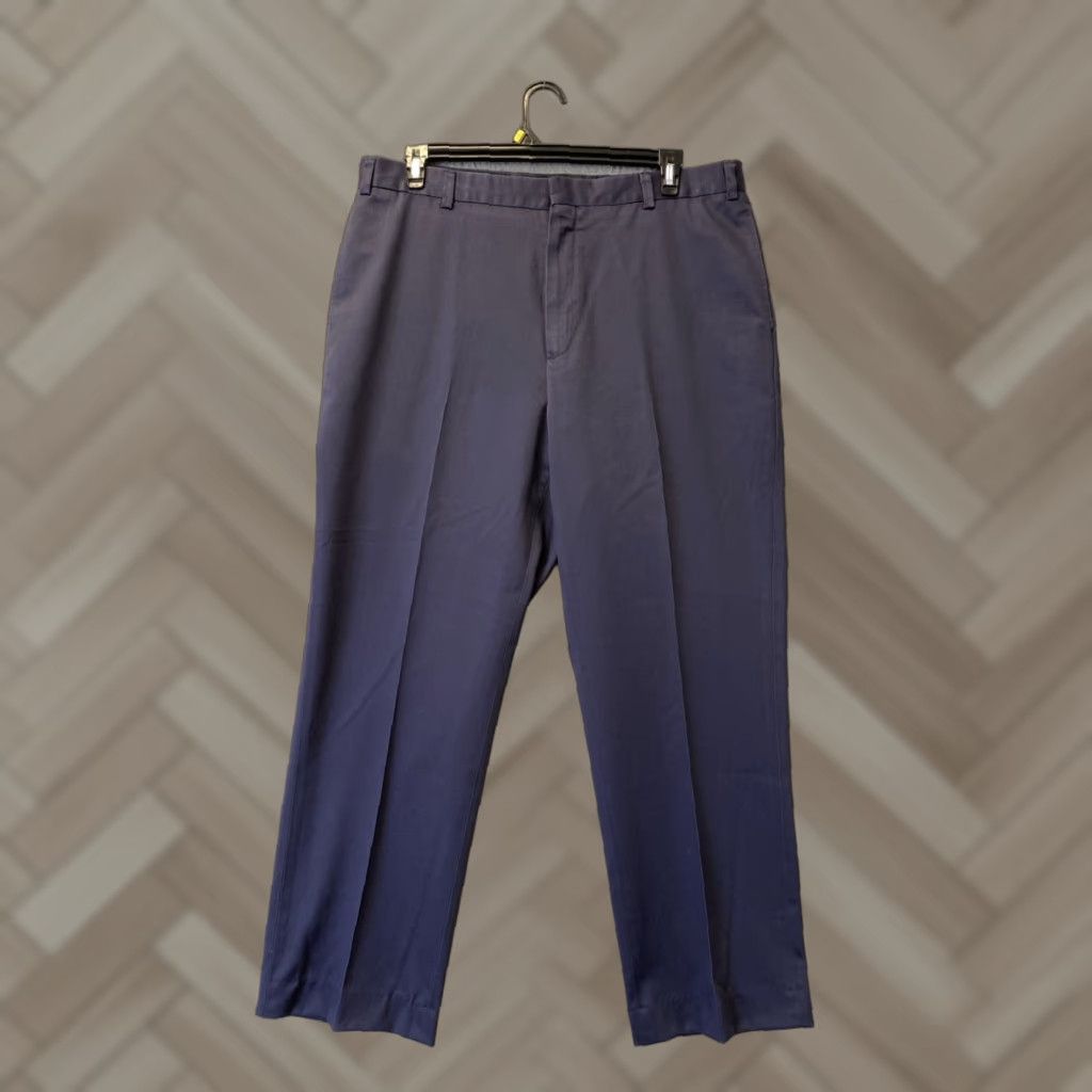 Vintage VINTAGE L.L. Bean Chino Pants Mens Size 38x32 Navy Cotton Casual Workwear Size US 38 / EU 54 - 1 Thumbnail