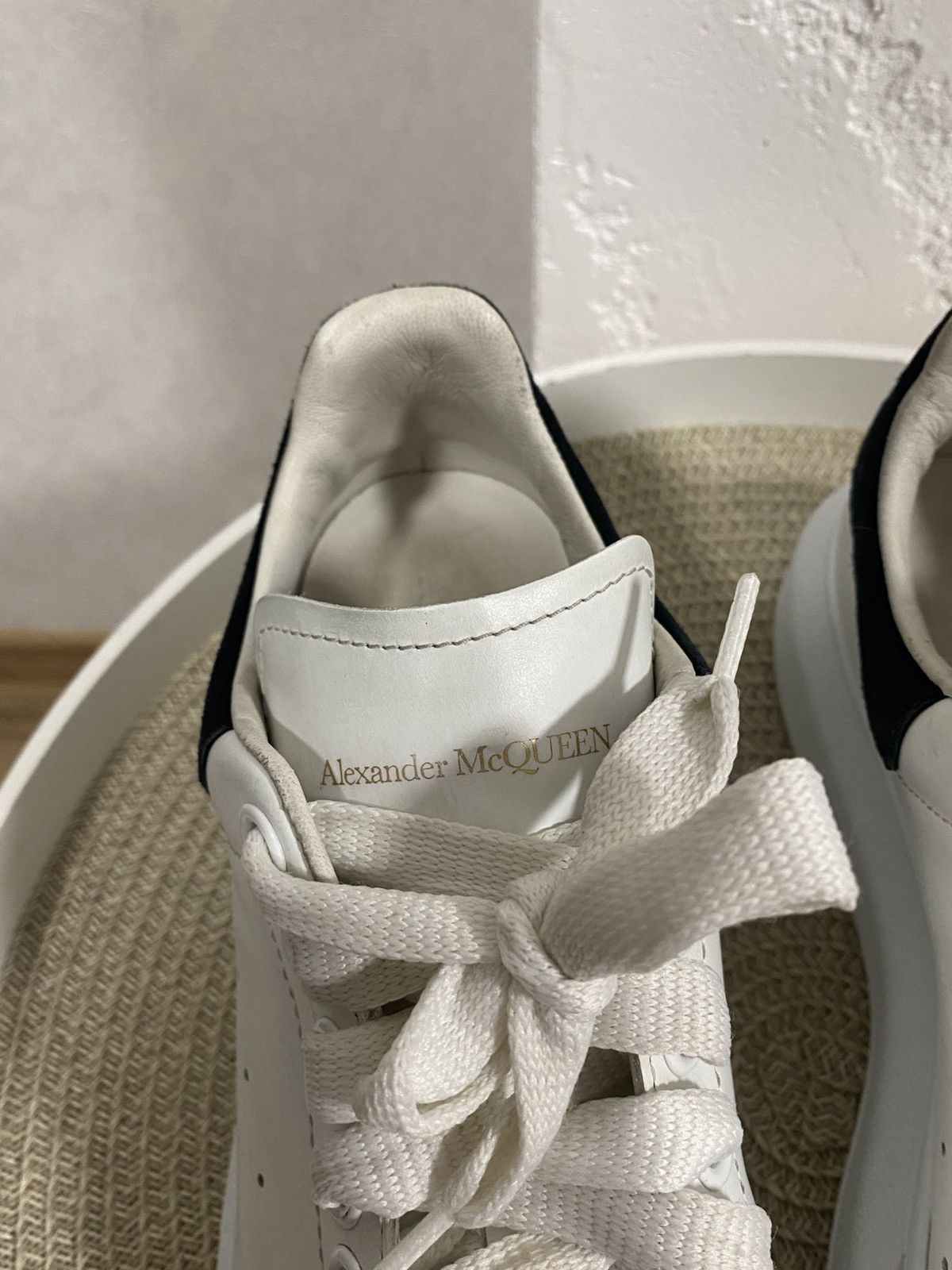Alexander McQueen Alexander McQueen Oversized White Sneakers Size: 36 Size US 6 / IT 36 - 14 Thumbnail
