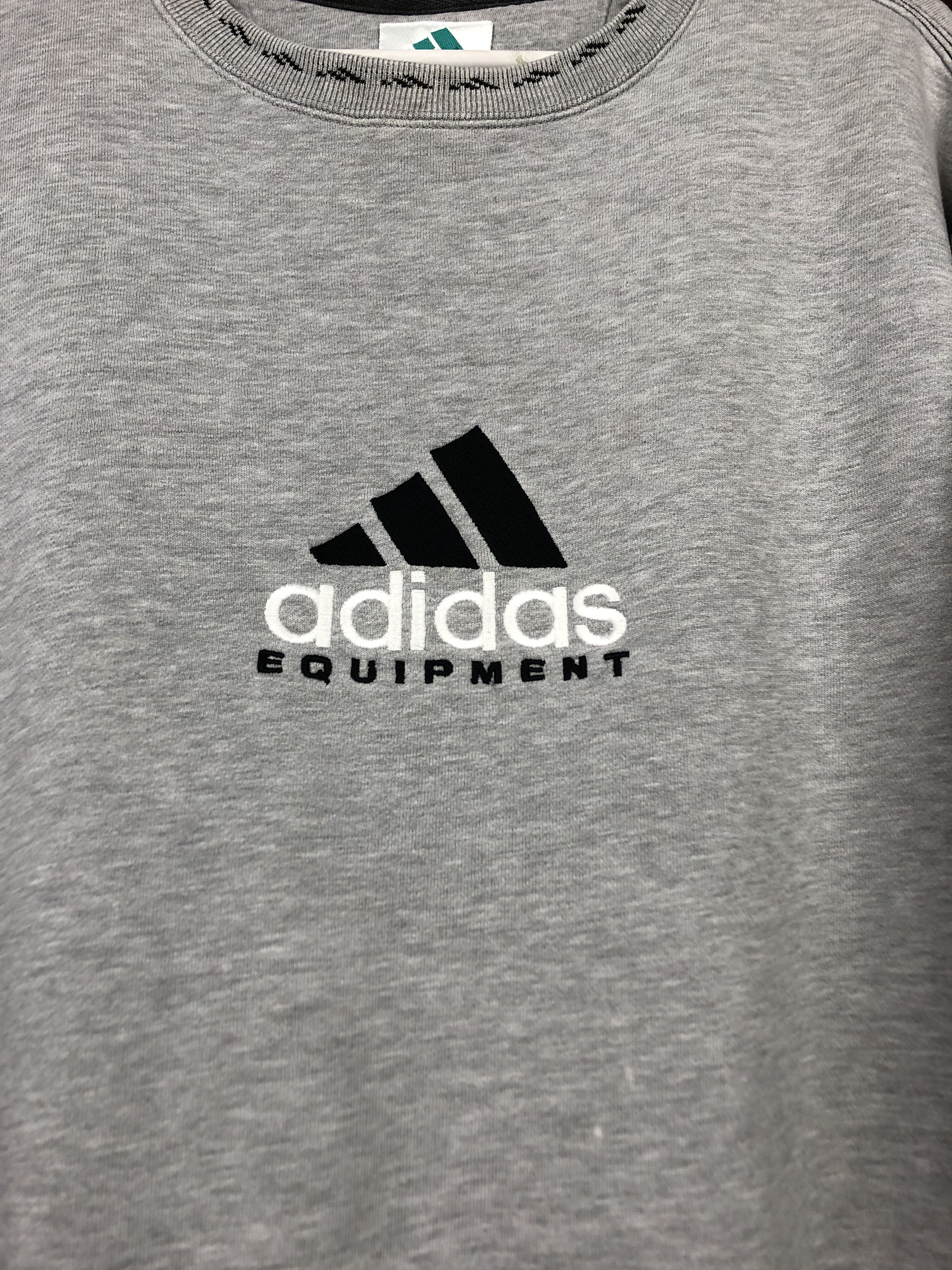Adidas Vintage 90's Adidas Equipment Sweatshirt Big Logo Crewneck Size US M / EU 48-50 / 2 - 3 Thumbnail