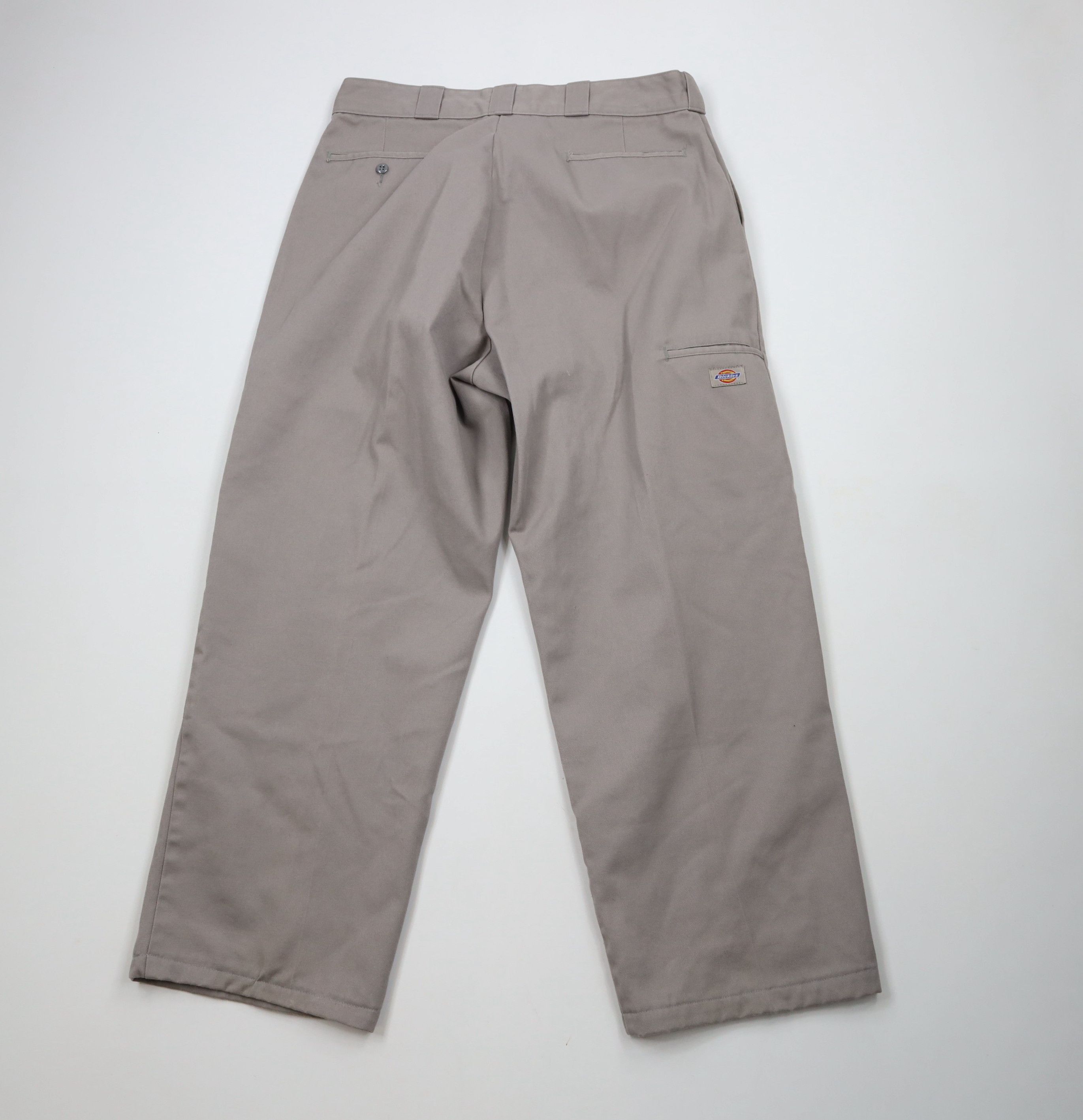Dickies × Vintage Vintage Dickies Fit Double Knee Wide Leg Work Pants Gray Size US 36 / EU 52 - 11 Thumbnail
