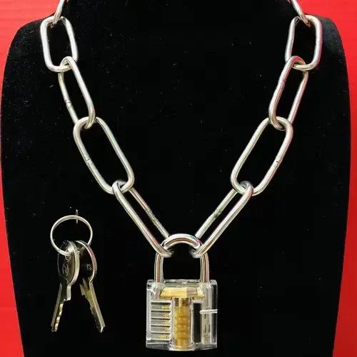 Other The HARDWARE PADLOCK 🔐 Necklace Choker! Size ONE SIZE - 1 Thumbnail