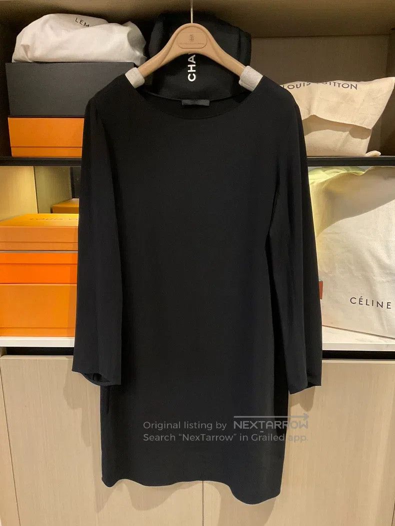 The Row The Row size 6 Black Long-Sleeve Dress Size M / US 6-8 / IT 42-44 - 1 Thumbnail