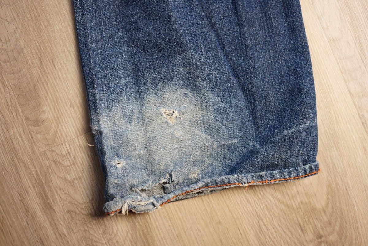 Ed Hardy × Vintage Vintage Y2K Ed Hardy Dragon Embroidered Baggy Jeans 42x32 Size US 42 / EU 58 - 6 Thumbnail