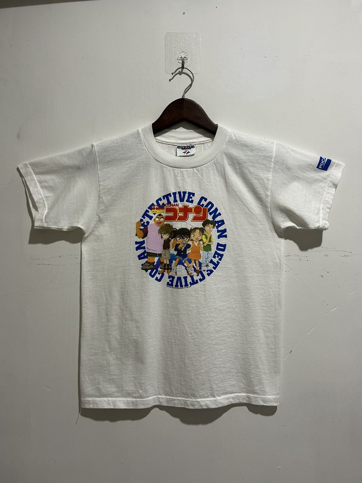 Anime Vintage 1998 Detective Conan Anime Promo Tshirt Size US S / EU 44-46 / 1 - 2 Thumbnail