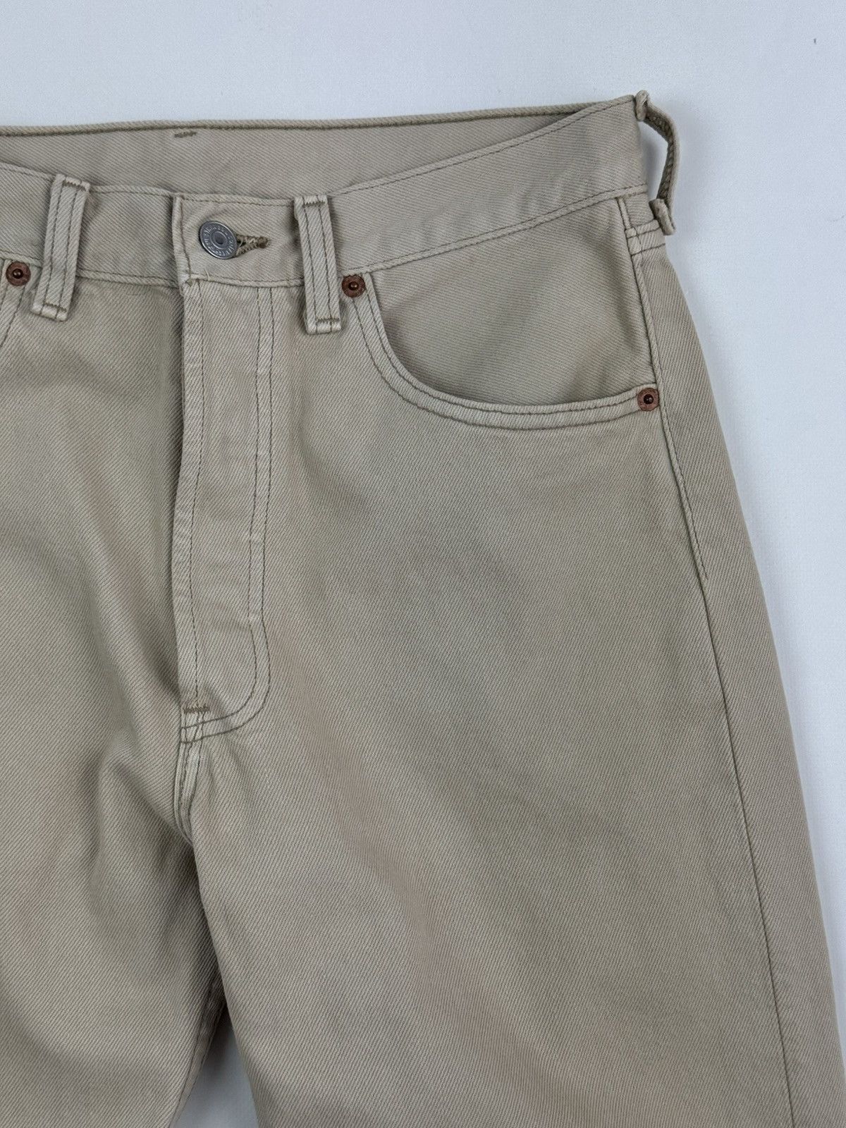 Levi's 1990’s Vintage Levi’s 501 Beige Jeans Made in USA Size US 31 - 7 Thumbnail