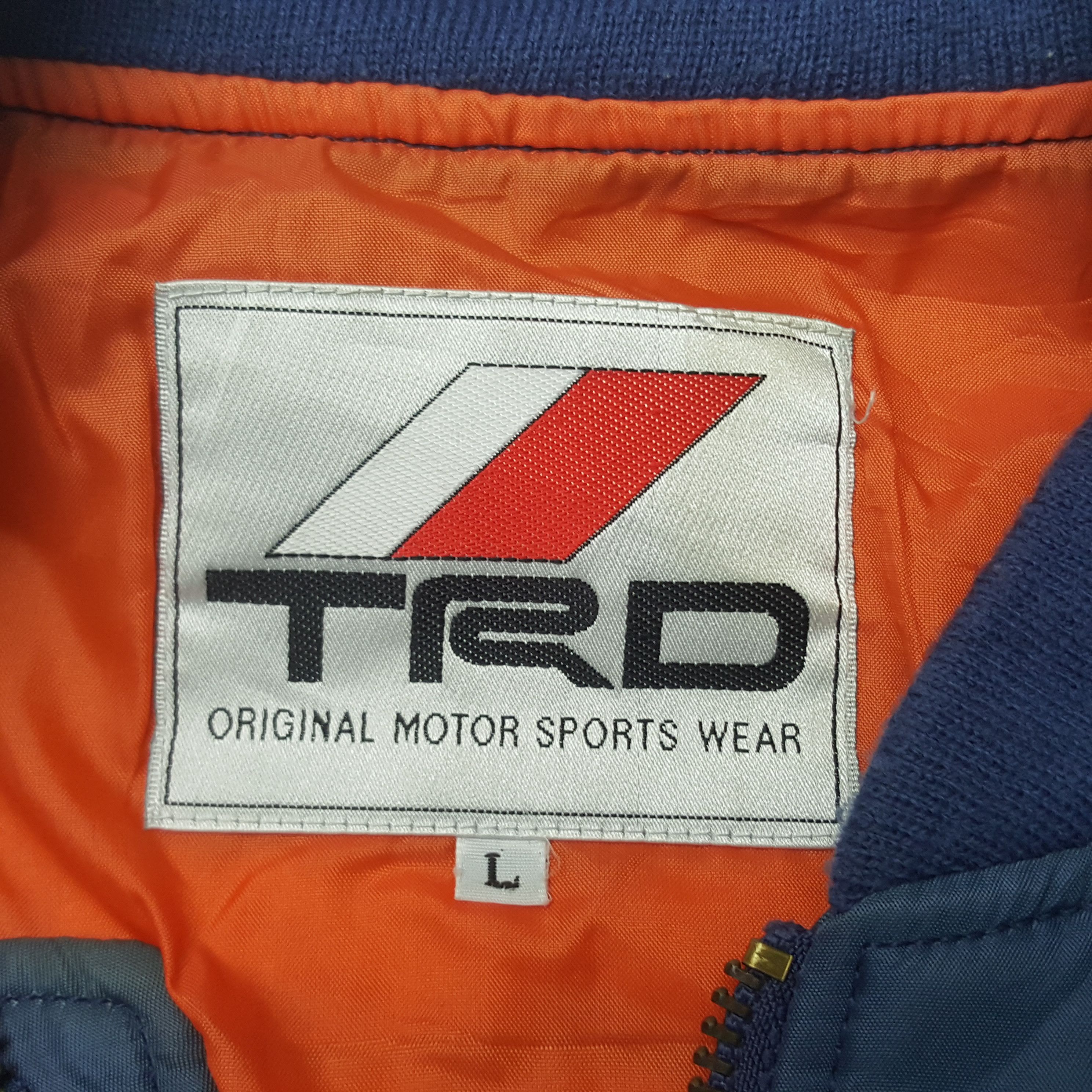 Japanese Brand × Vintage Vintage TRD Toyota Racing Motorsport Windbreaker Jacket Size US L / EU 52-54 / 3 - 5 Thumbnail