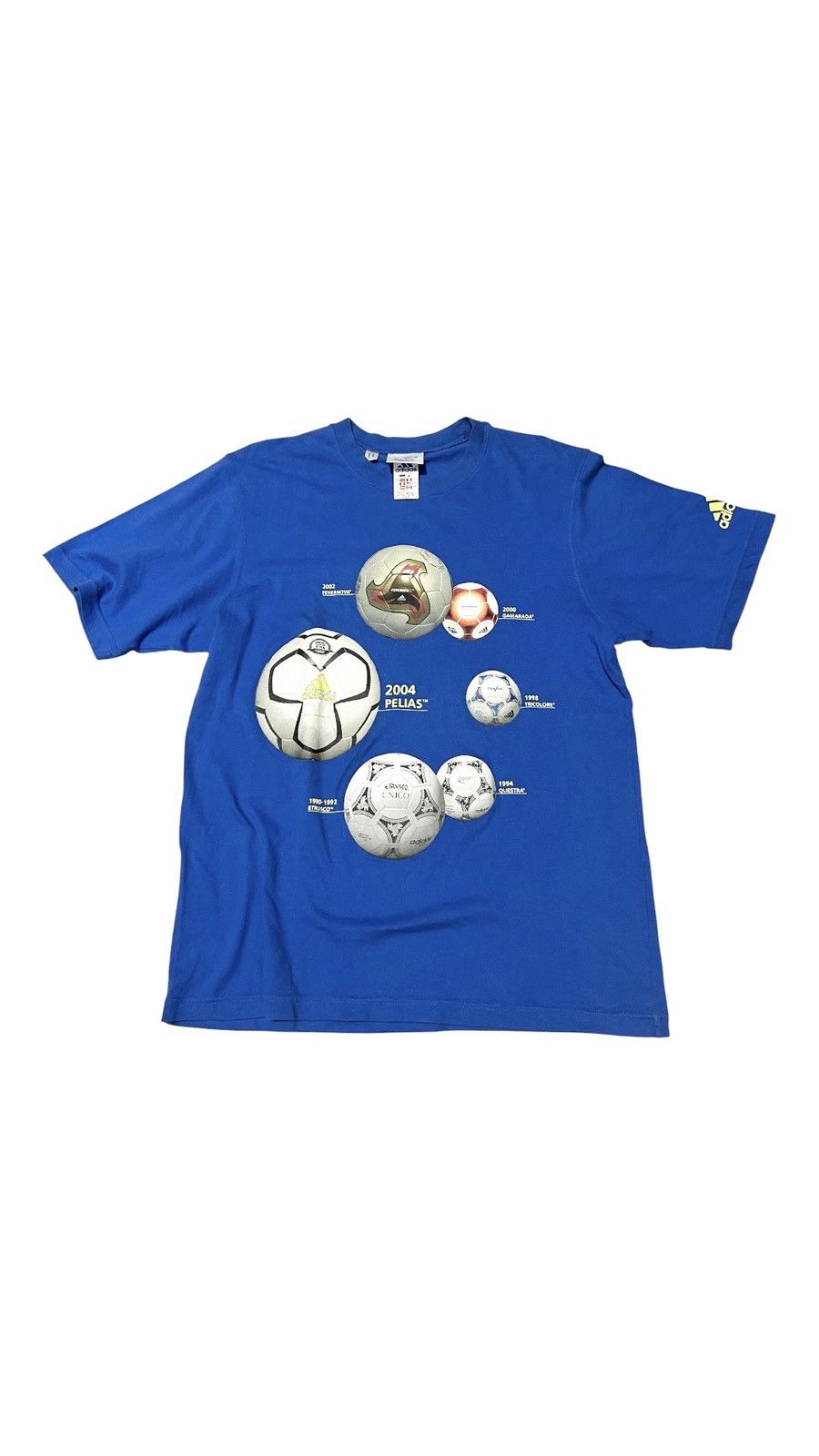 Adidas Vintage Tee Adidas Japan Ball 2006 Size US XL / EU 56 / 4 - 1 Thumbnail