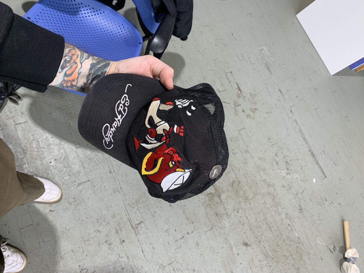 Ed Hardy Black on black Ed Hardy Mopping devil trucker hat Size ONE SIZE - 1 Thumbnail