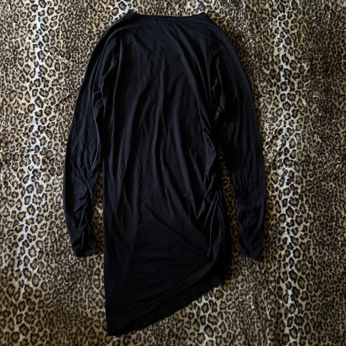 Japanese Brand Black Peace Now Black asymmetrical long sleeve t-shirt Size US M / EU 48-50 / 2 - 6 Thumbnail