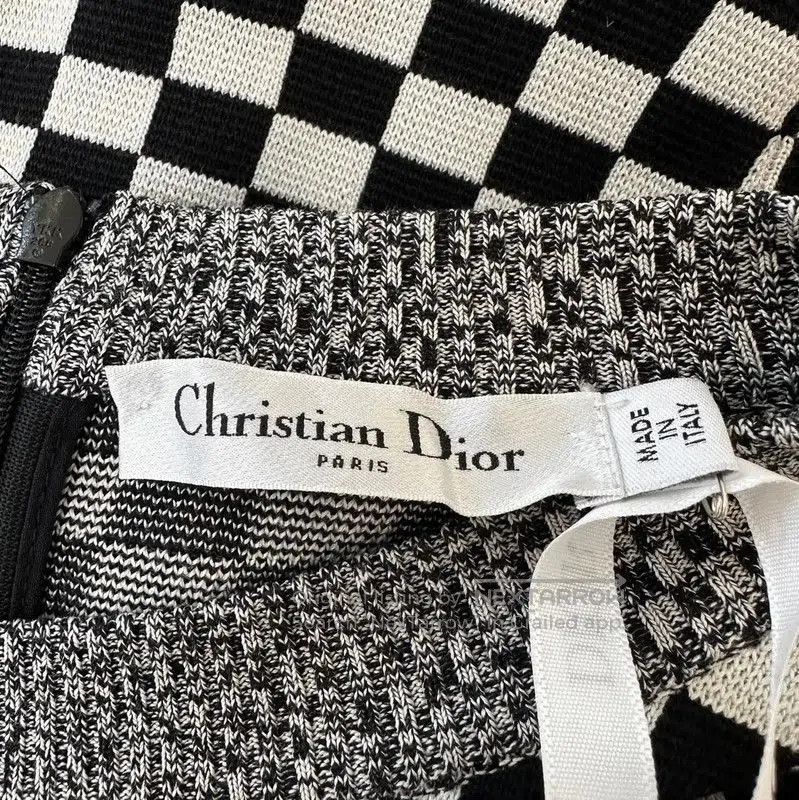 Thom Browne Thom Browne Black Checkered Bodycon Dress . Size S / US 4 / IT 40 - 2 Thumbnail