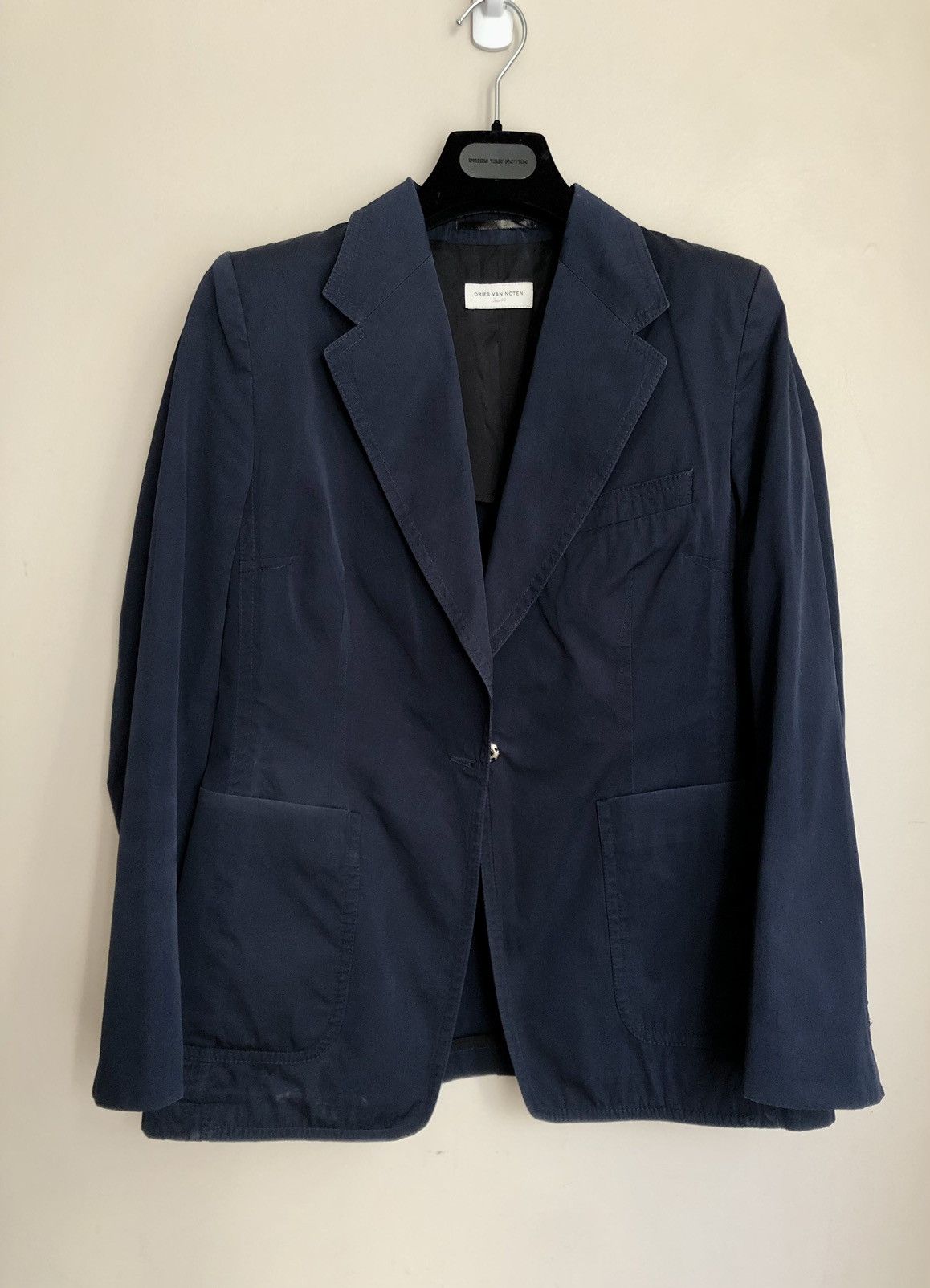 Dries Van Noten Dries Van Noten Vintage Single Snap Button Blazer Size S / US 4 / IT 40 - 1 Thumbnail