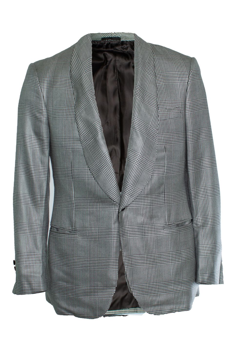 Kingsman Kingsman, Prince of wales checked wool blazer Size 52R - 1 Thumbnail